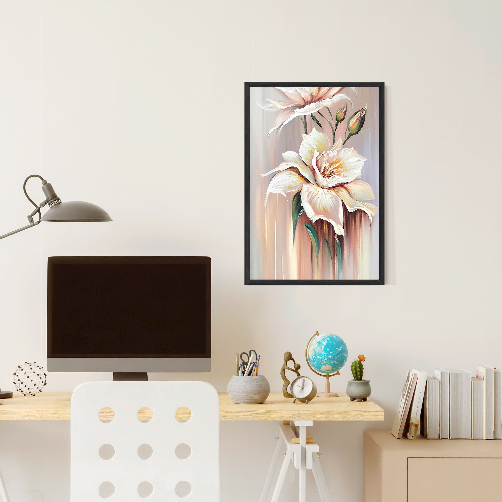 Abstract Lily Painting mockup 6