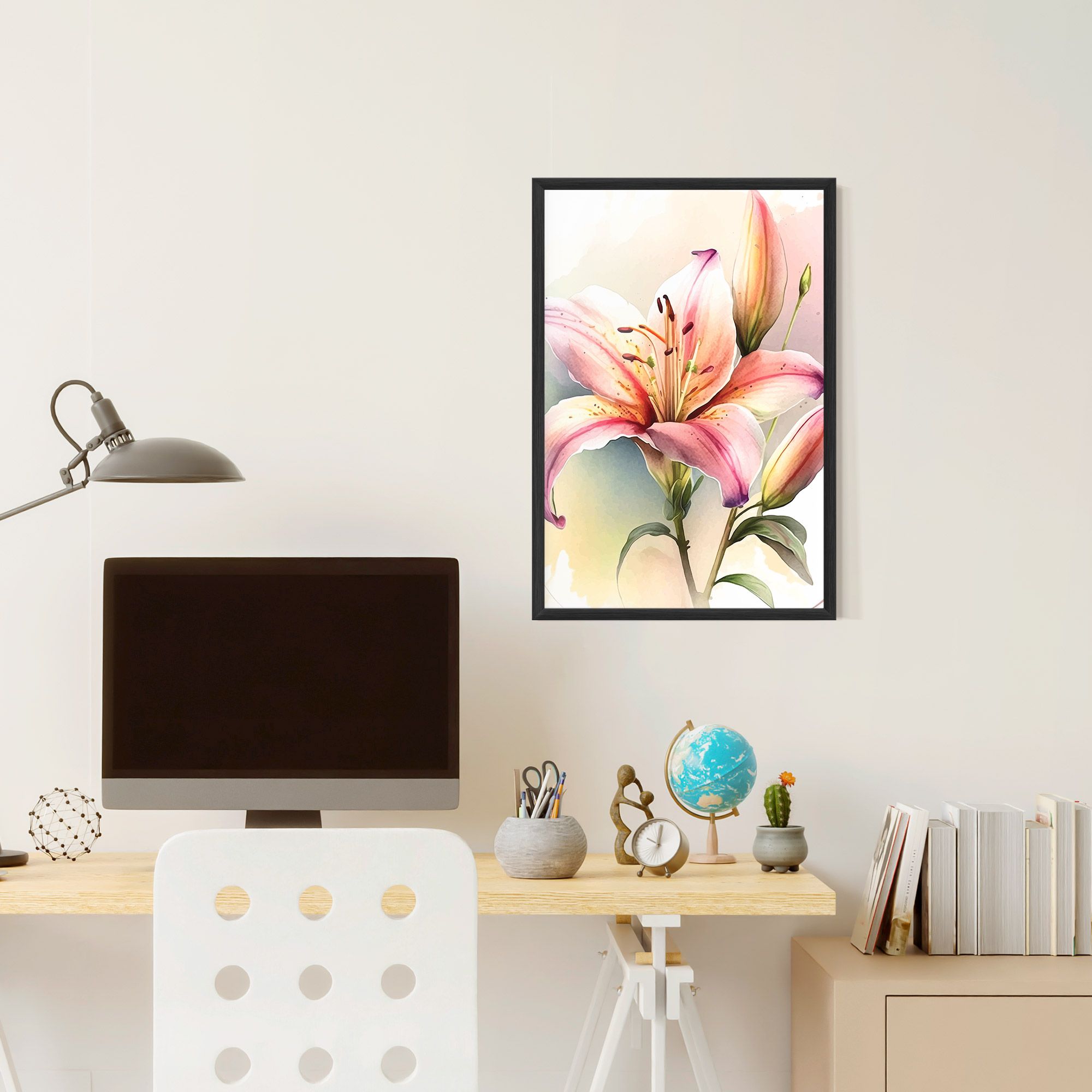 Pink Orange Lily mockup 6