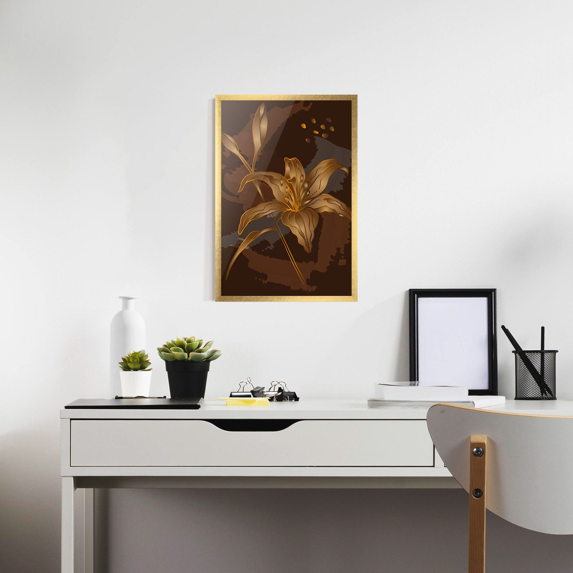 Gold Brown Lily mockup 7
