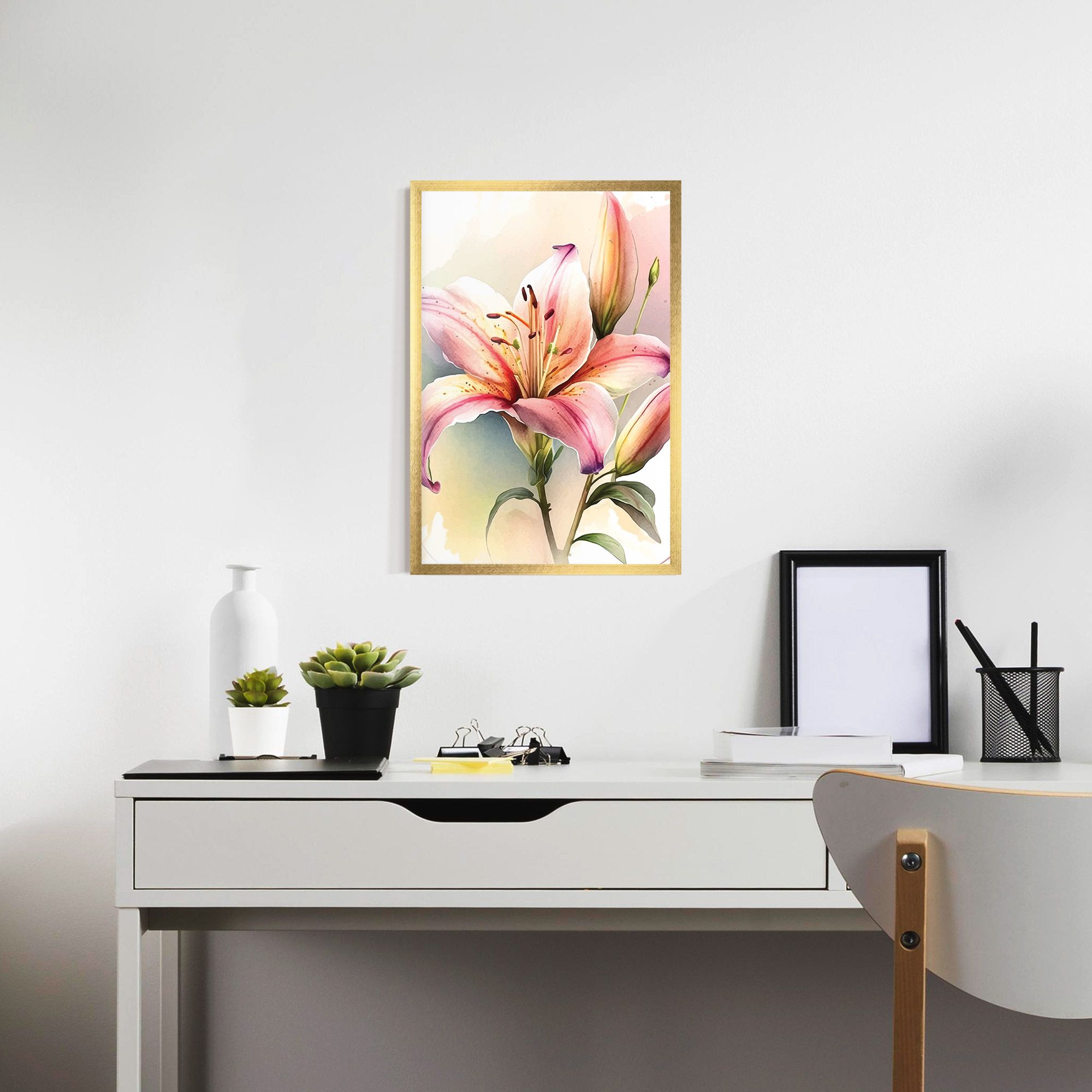 Pink Orange Lily mockup 7