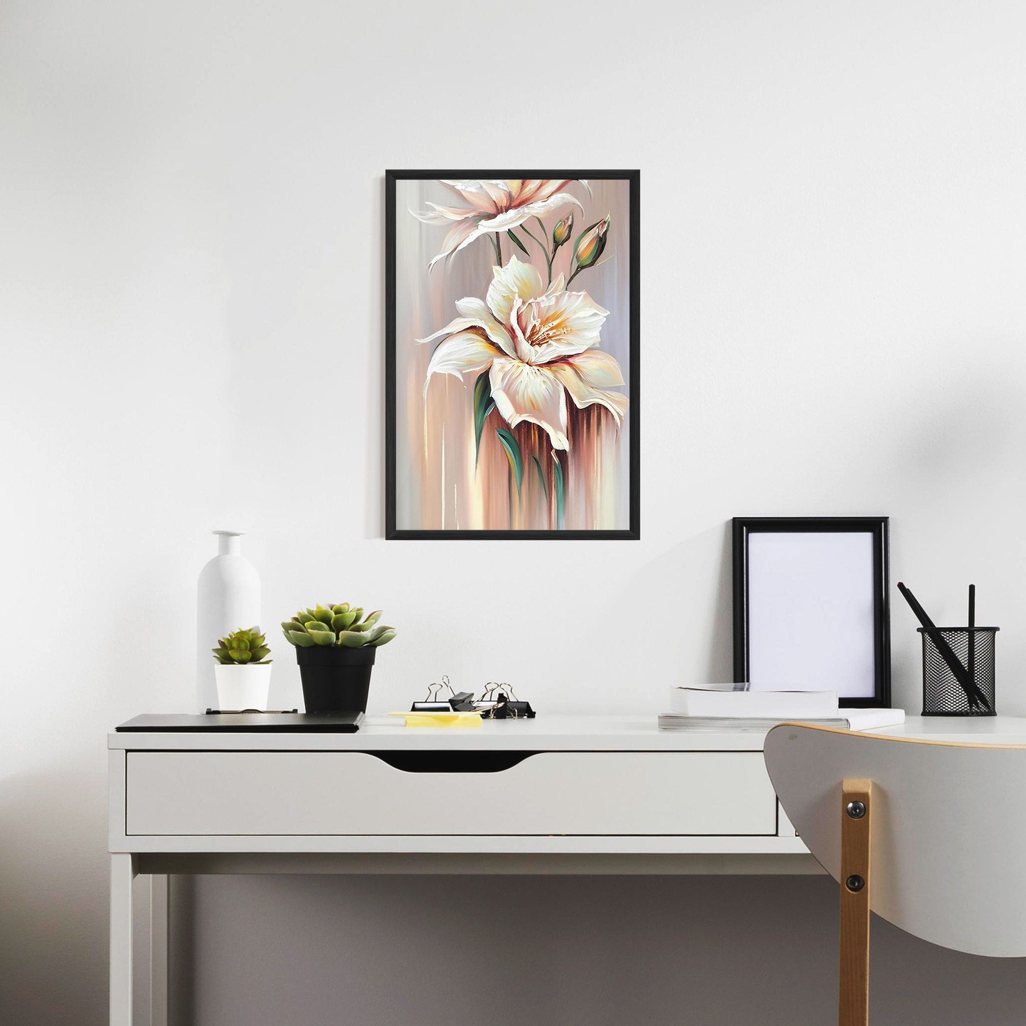 Abstract Lily Painting mockup 7