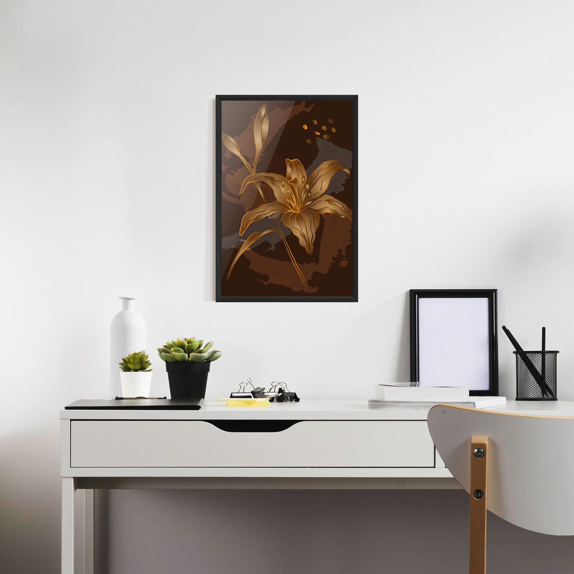 Gold Brown Lily mockup 7