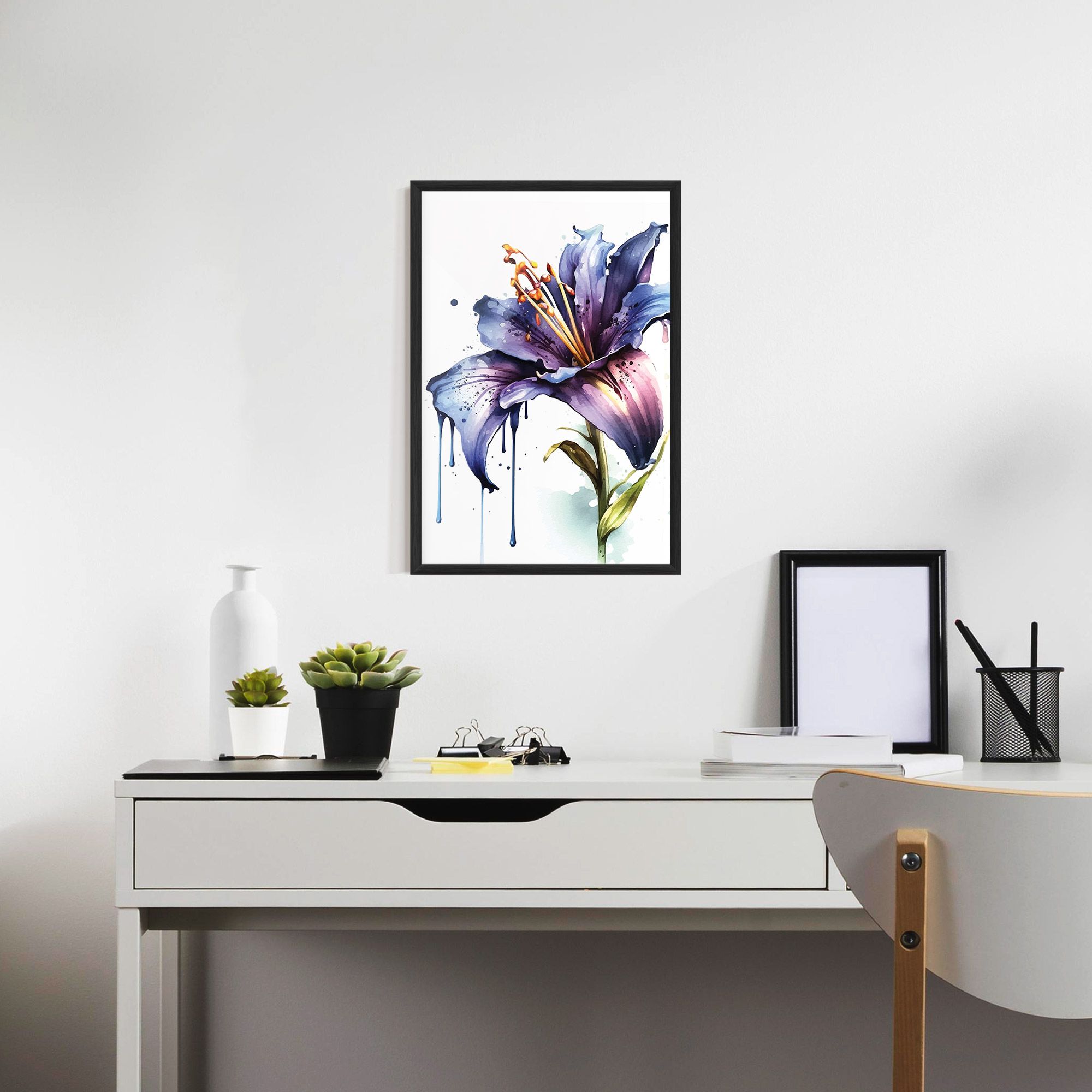 Purple Orange Lily mockup 7