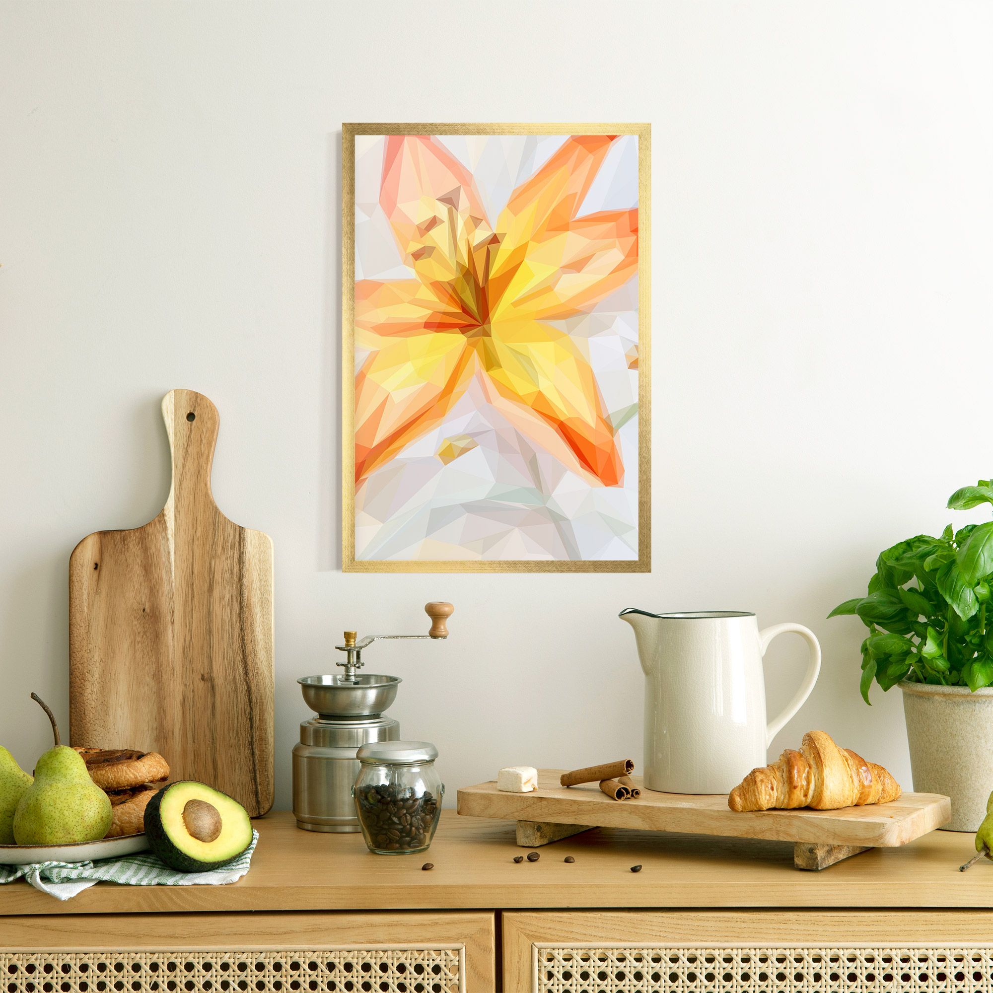 Yellow Orange Lily mockup 8