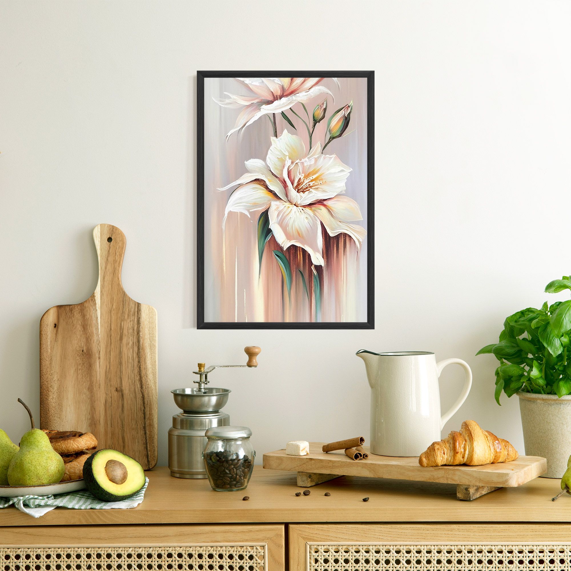 Abstract Lily Painting mockup 8