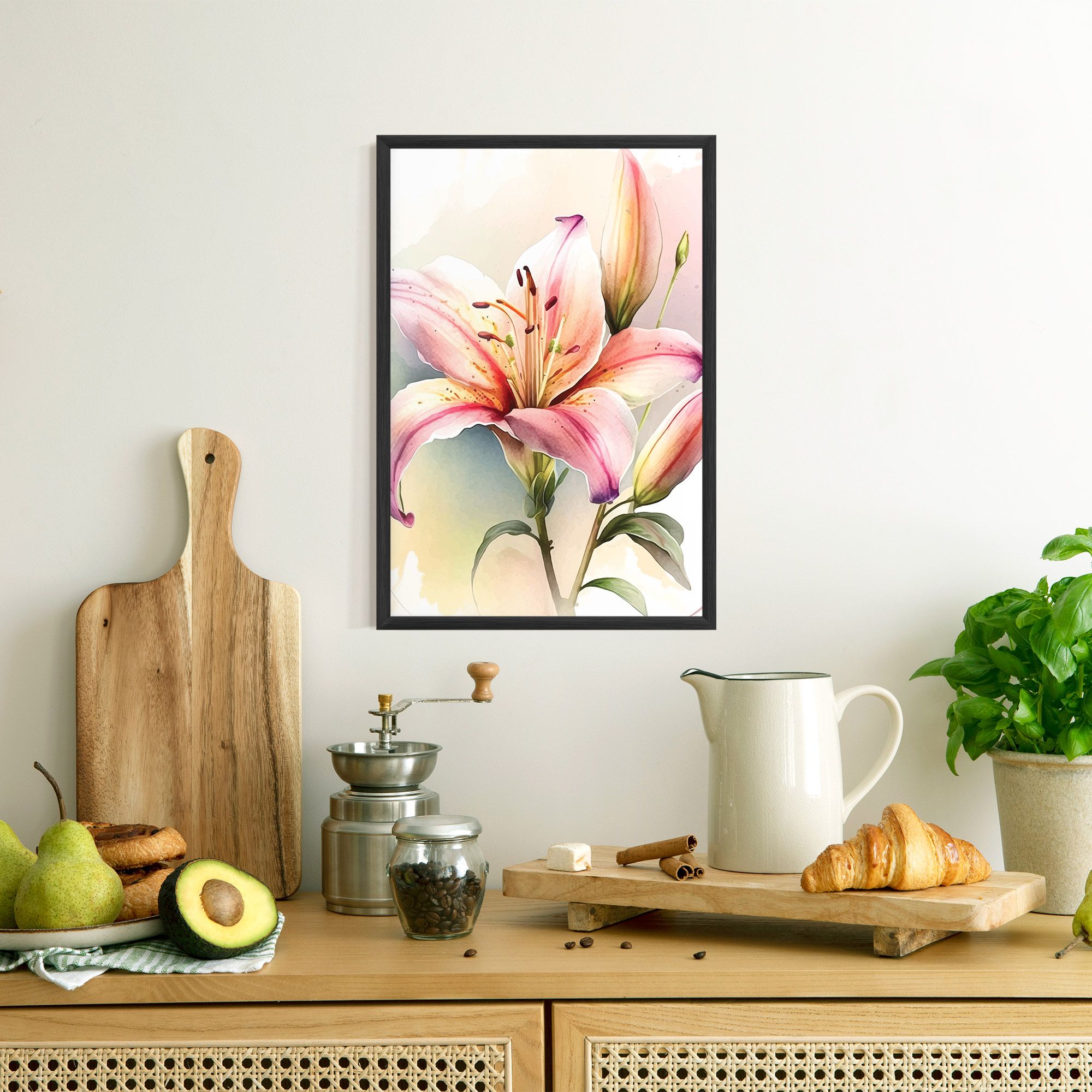 Pink Orange Lily mockup 8