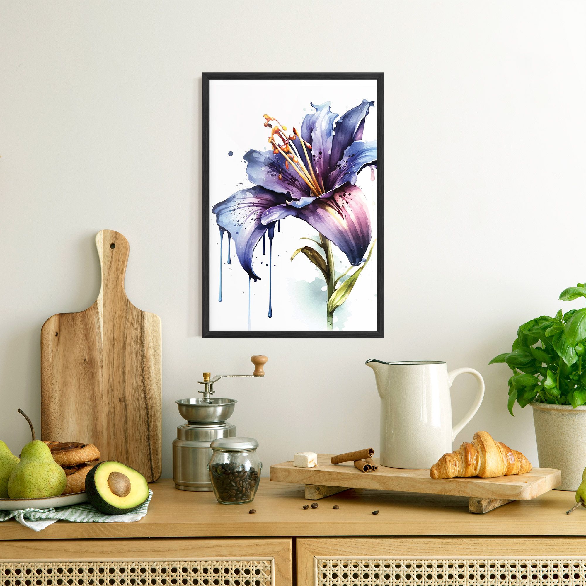 Purple Orange Lily mockup 8
