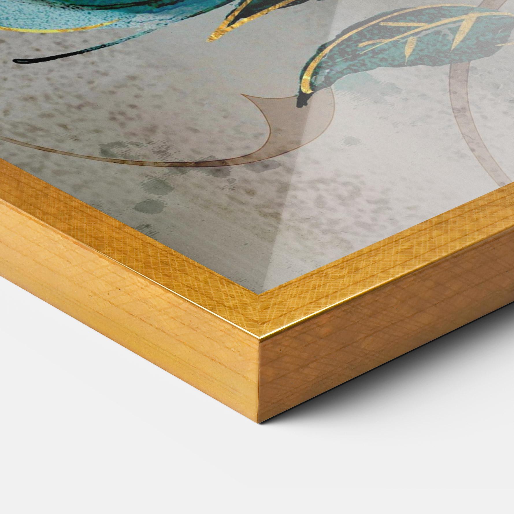 Poster Înrămat Bujori Albastri mockup 3