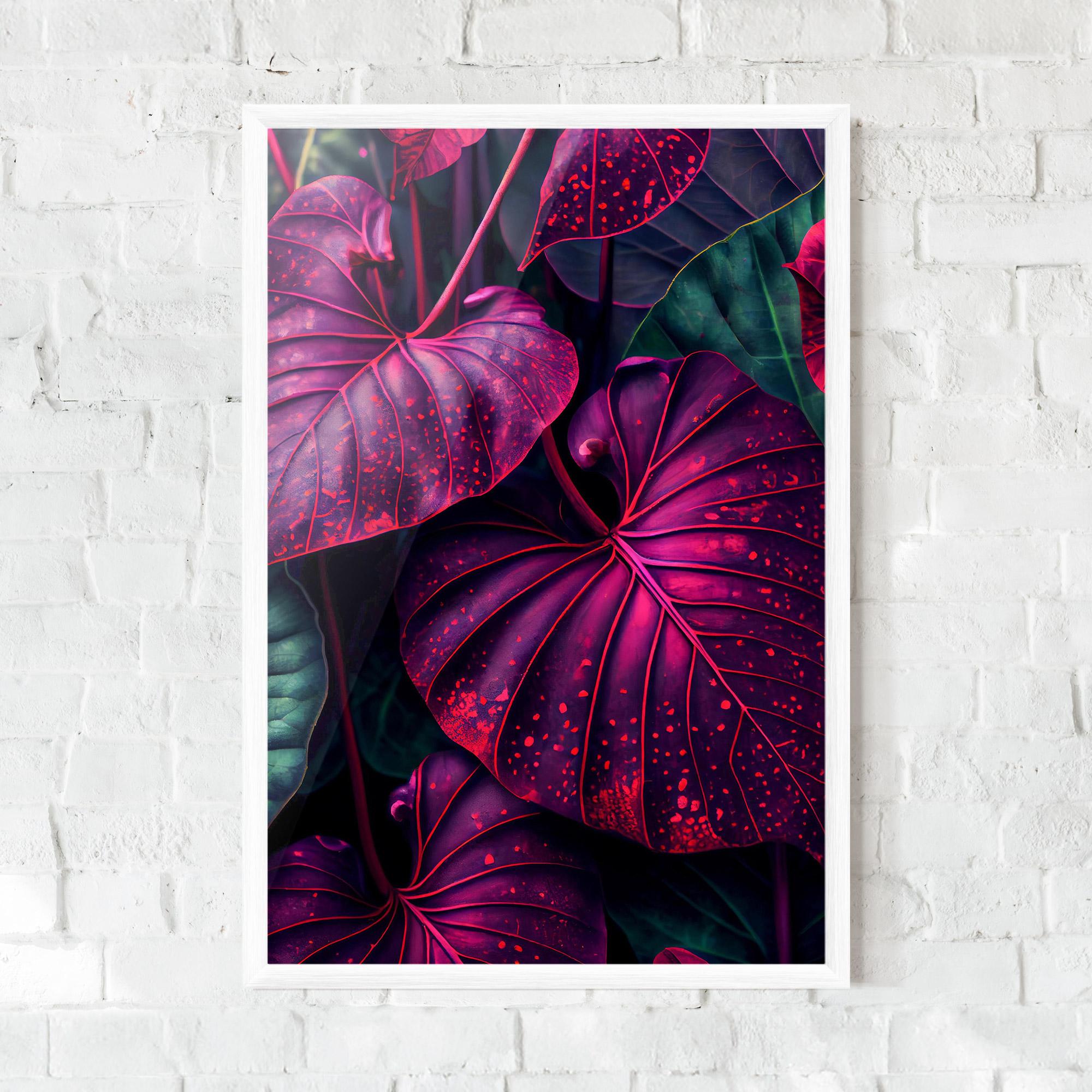 Poster Înrămat Big Purple Exotic mockup 0