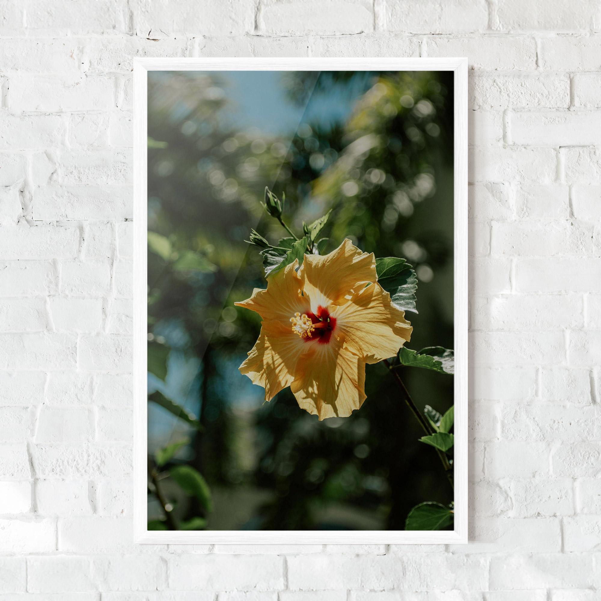 Poster Înrămat Yellow Pretty Exotic mockup 0