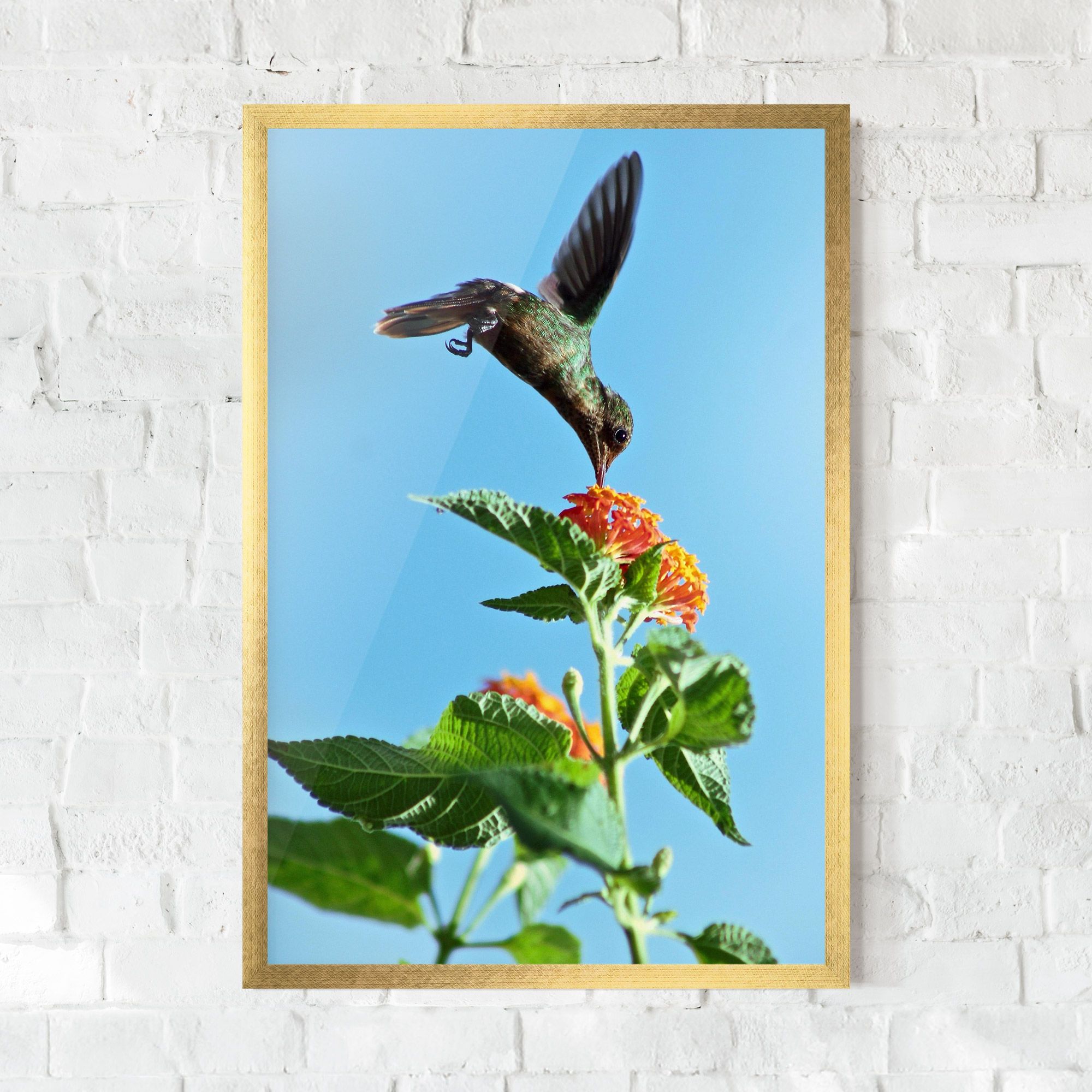 Bird Exotic Flower mockup 0