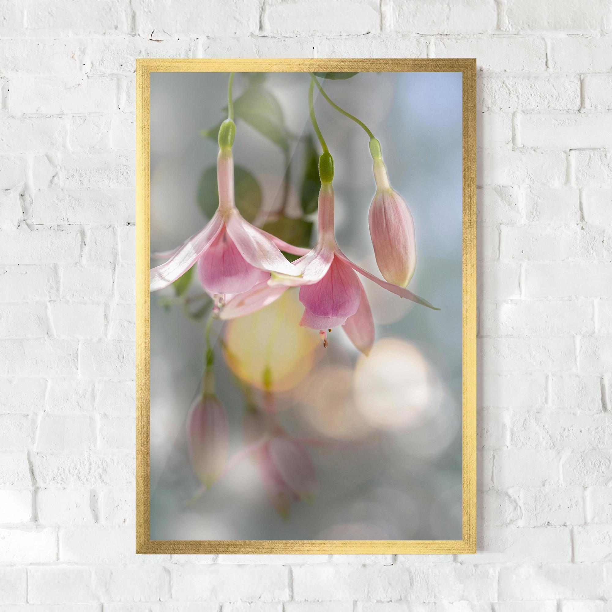 Poster Înrămat Dreamy Pink Exotic mockup 0