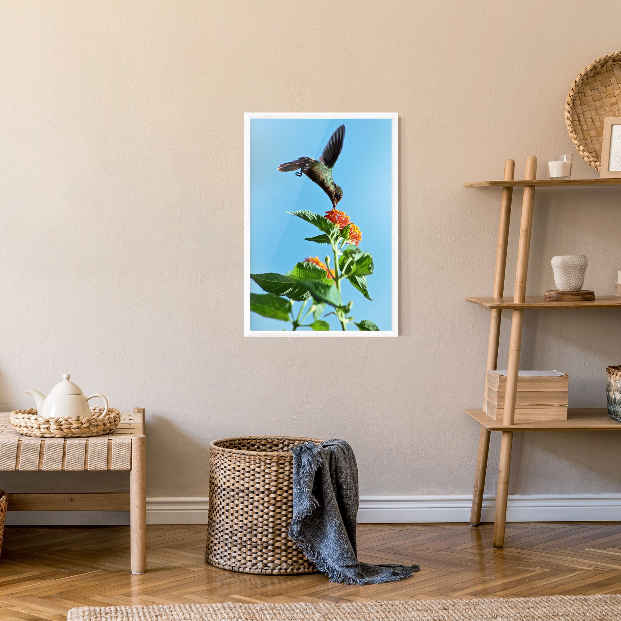 Bird Exotic Flower mockup 9