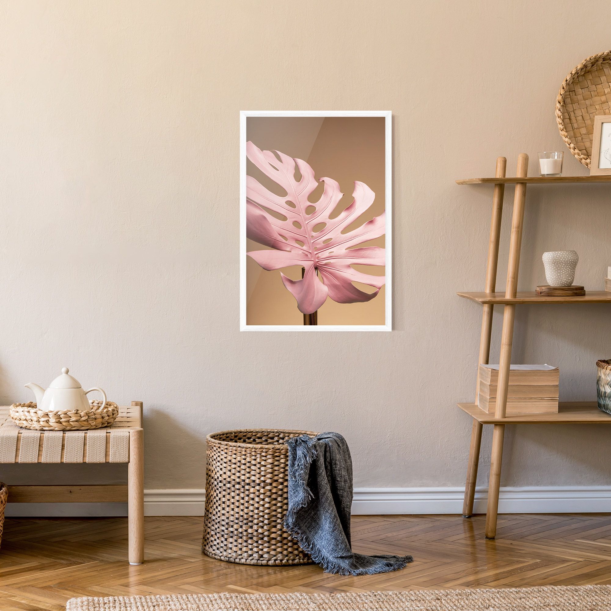Exotic Pink Leaf mockup 9