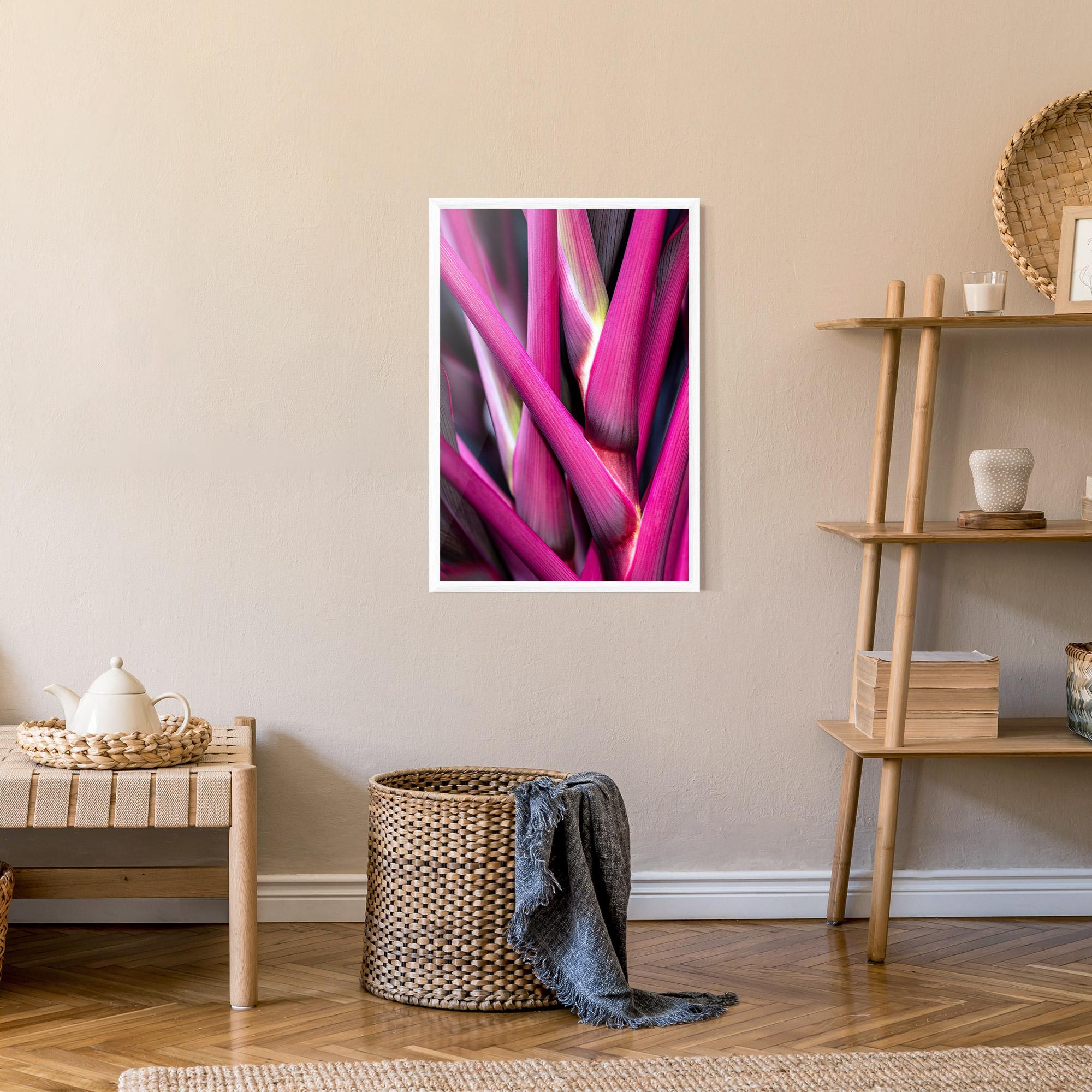 Poster Înrămat Purple Exotic Plant mockup 9