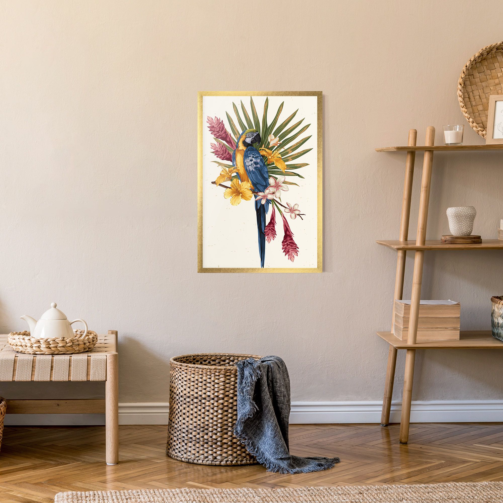 Exotic Bird Flower mockup 9