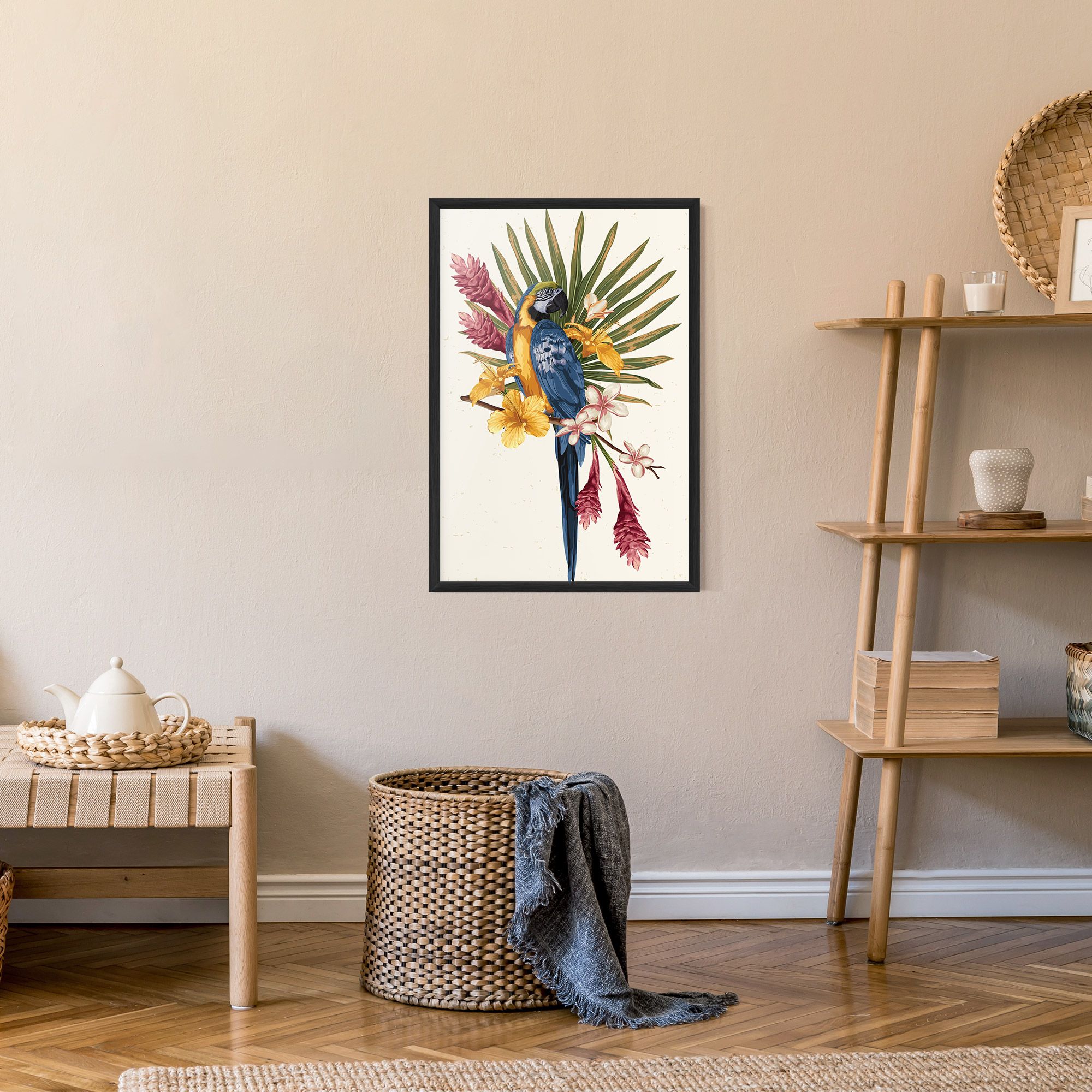 Exotic Bird Flower mockup 9