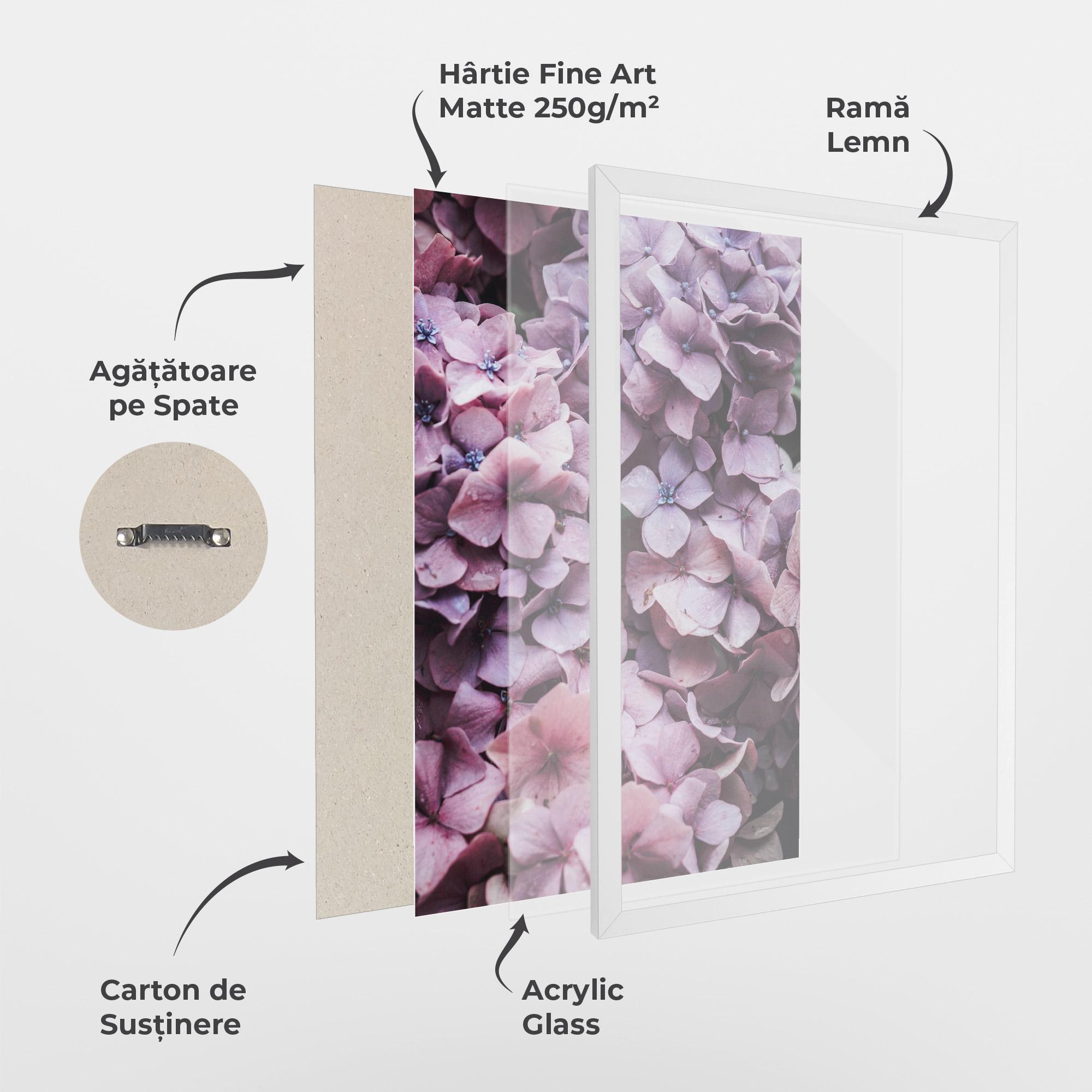 Poster Înrămat Lilac Tree mockup 1