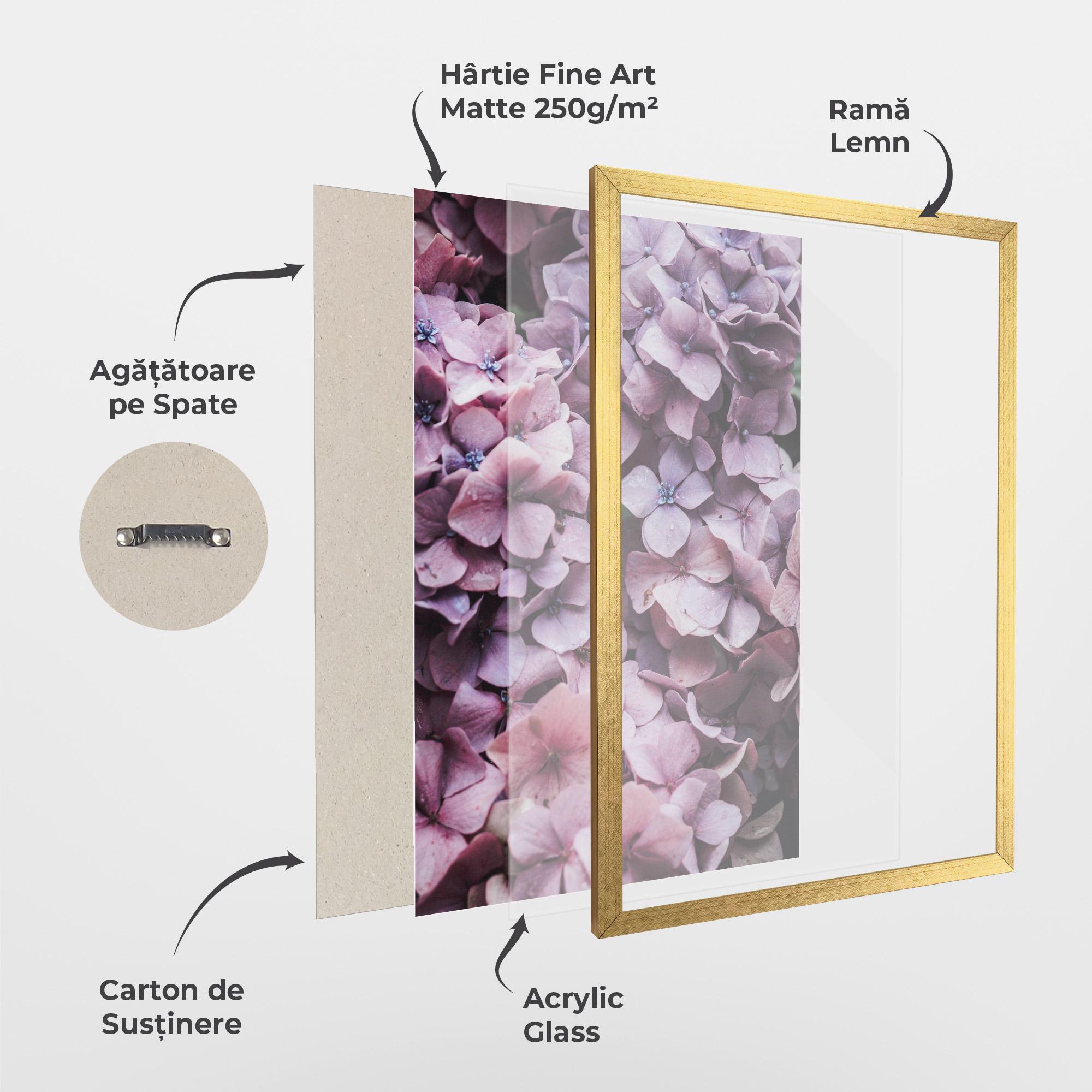 Poster Înrămat Lilac Tree mockup 1