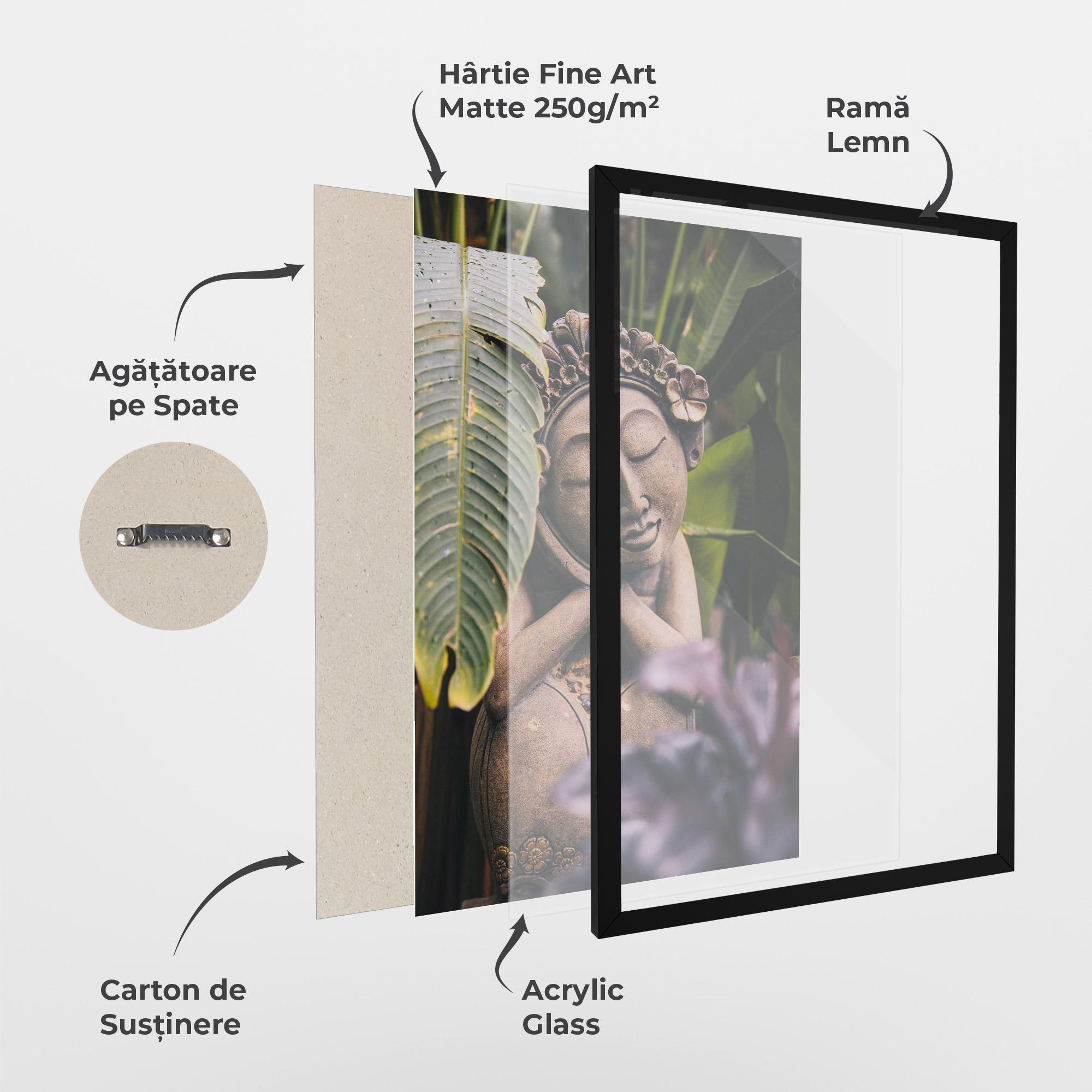 Poster Înrămat Exotic Statue mockup 1