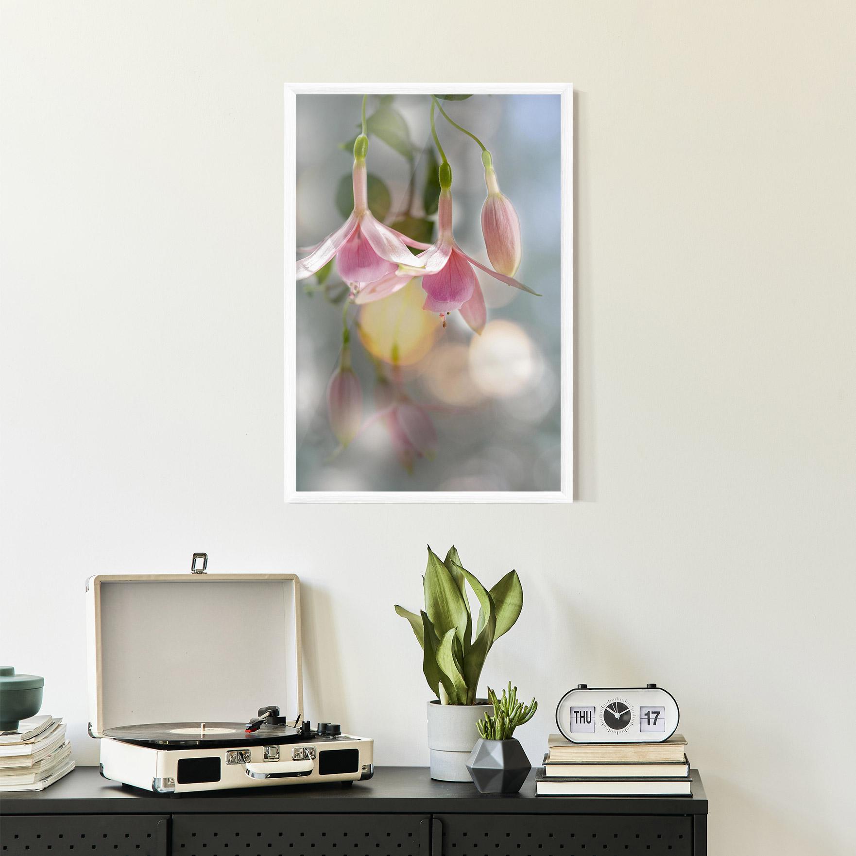 Poster Înrămat Dreamy Pink Exotic mockup 2