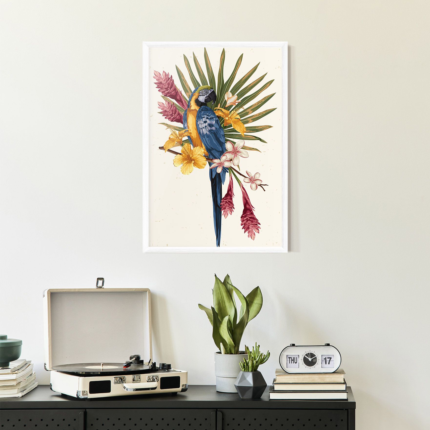 Exotic Bird Flower mockup 2