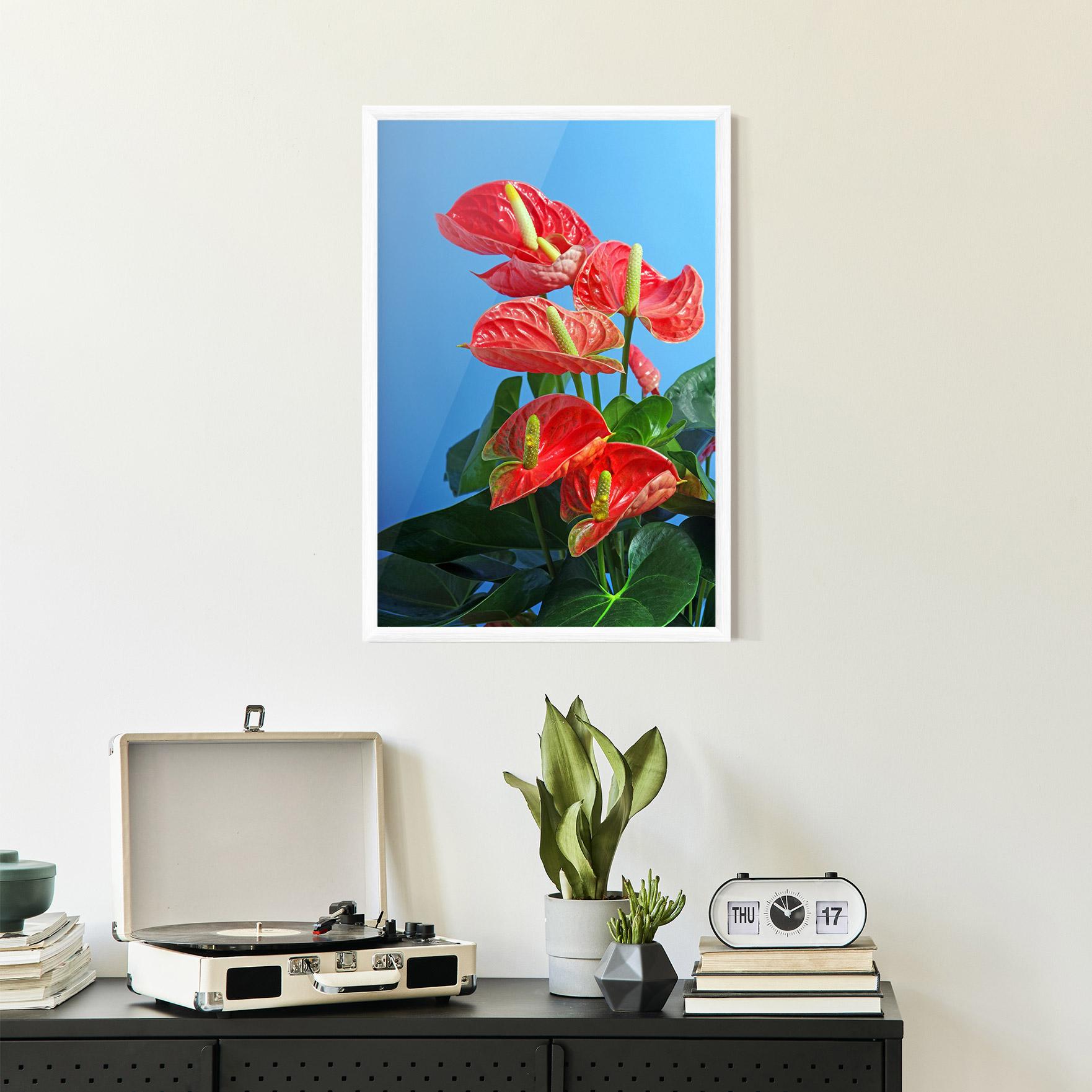 Poster Înrămat Red Green Exotic mockup 2