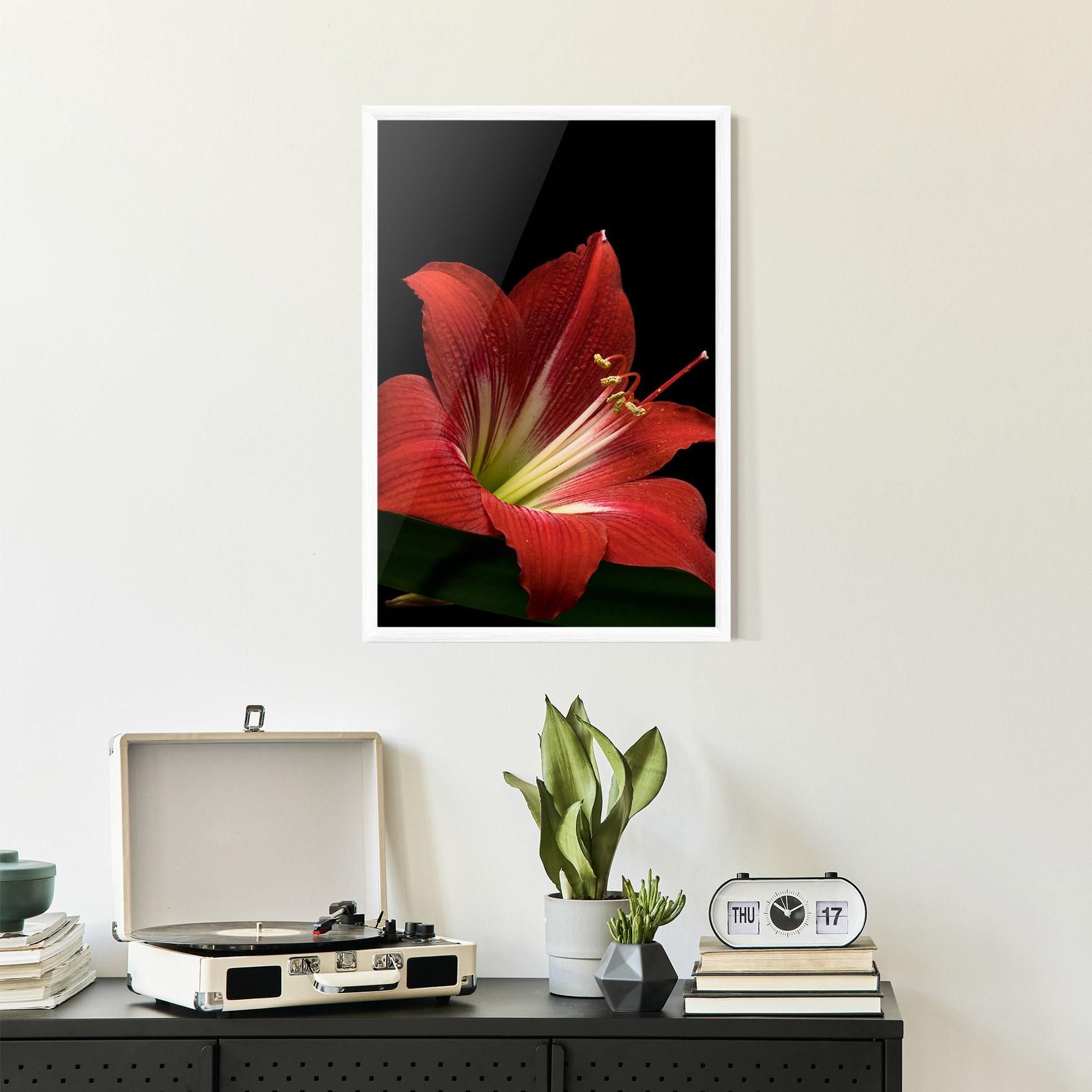 Poster Înrămat Red Yellow Exotic mockup 2