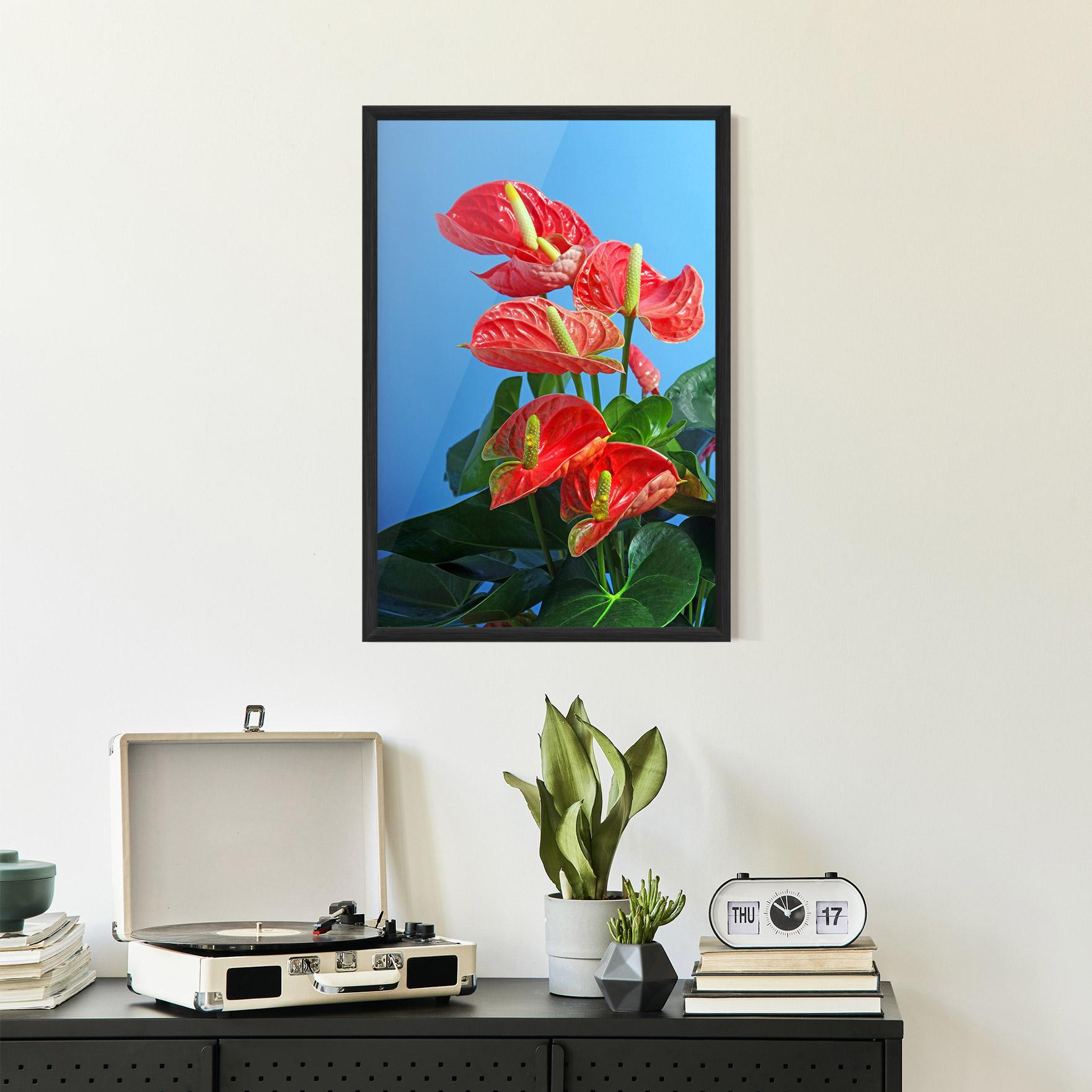 Poster Înrămat Red Green Exotic mockup 2