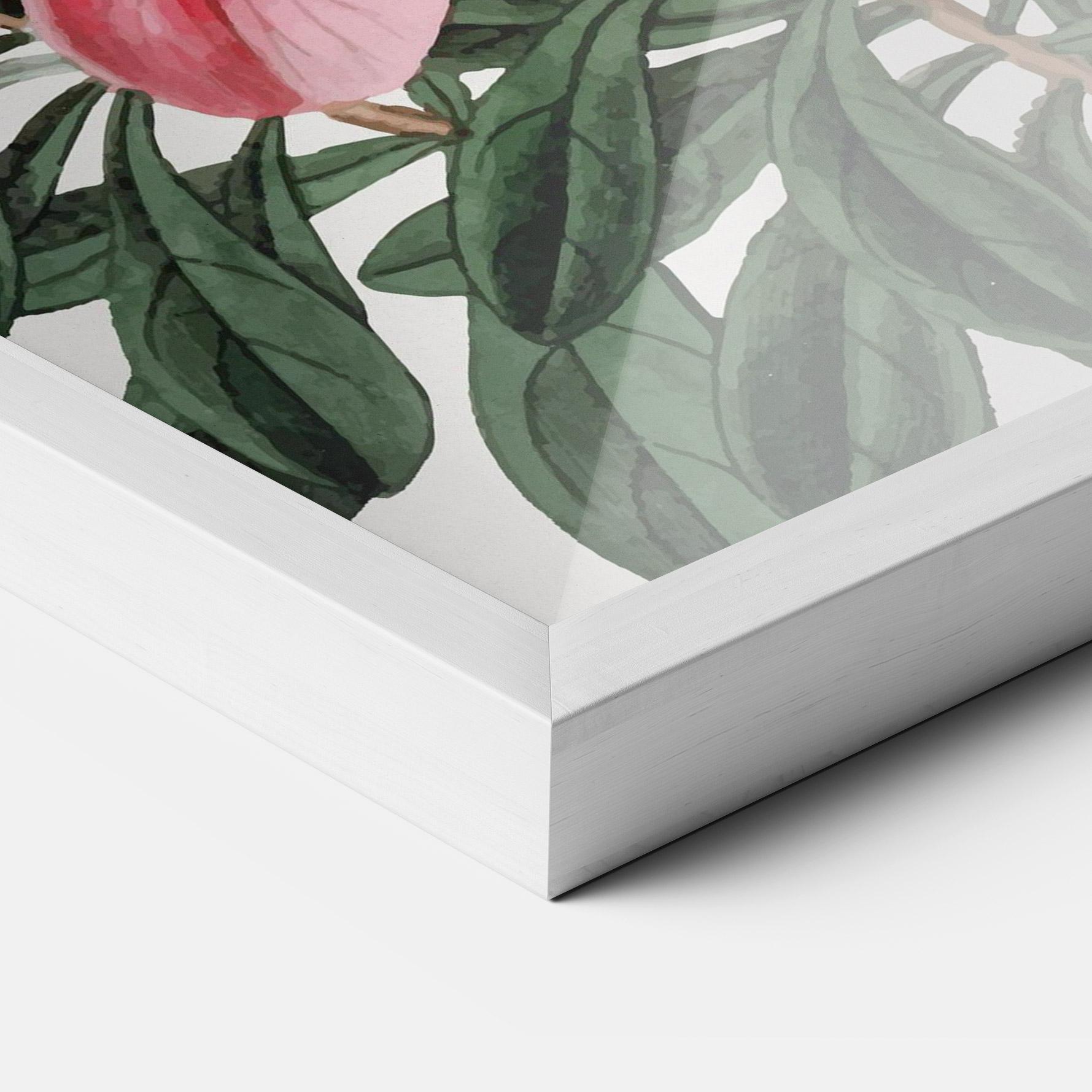 Poster Înrămat Pink Exotic Red mockup 3