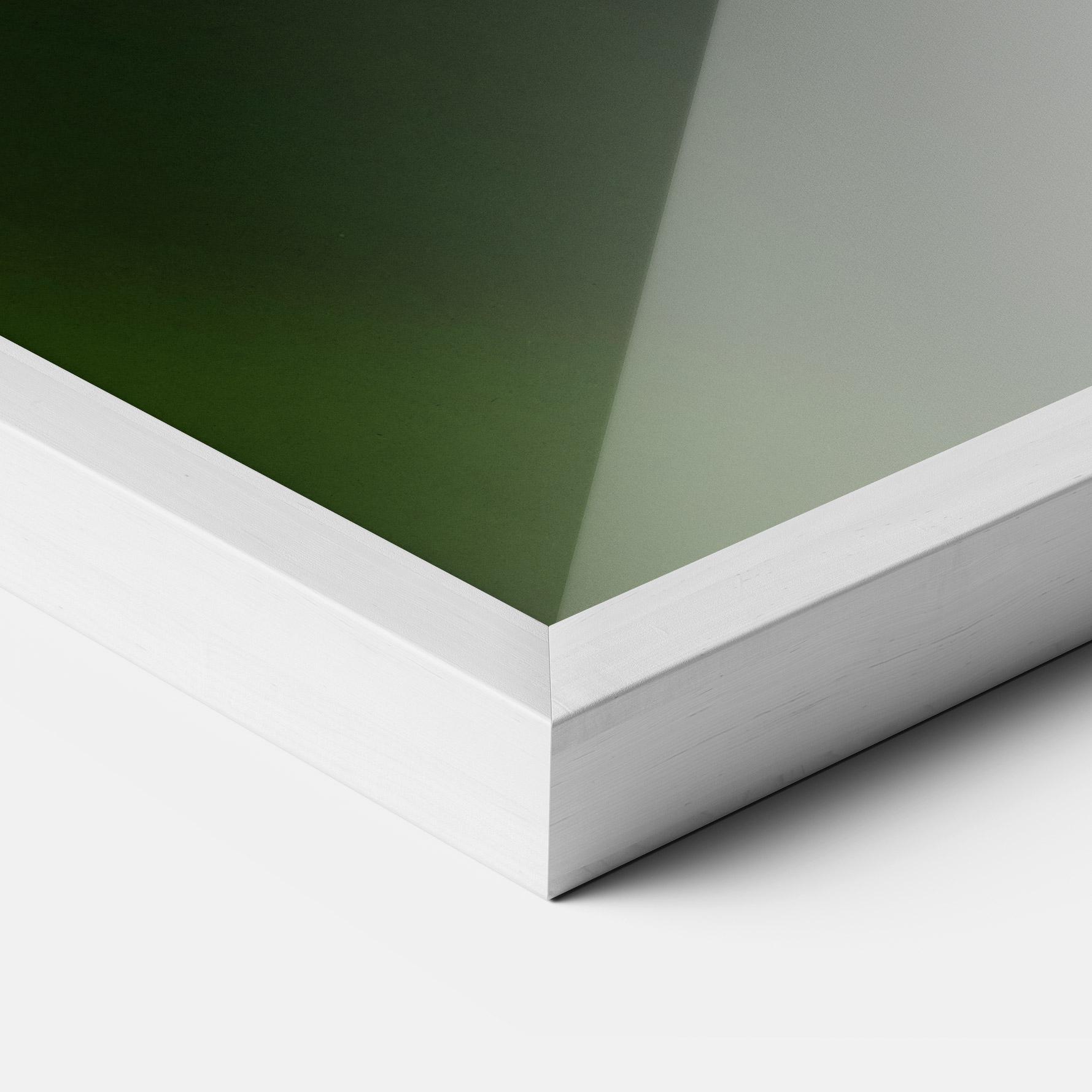 Poster Înrămat Yellow Green Exotic mockup 3