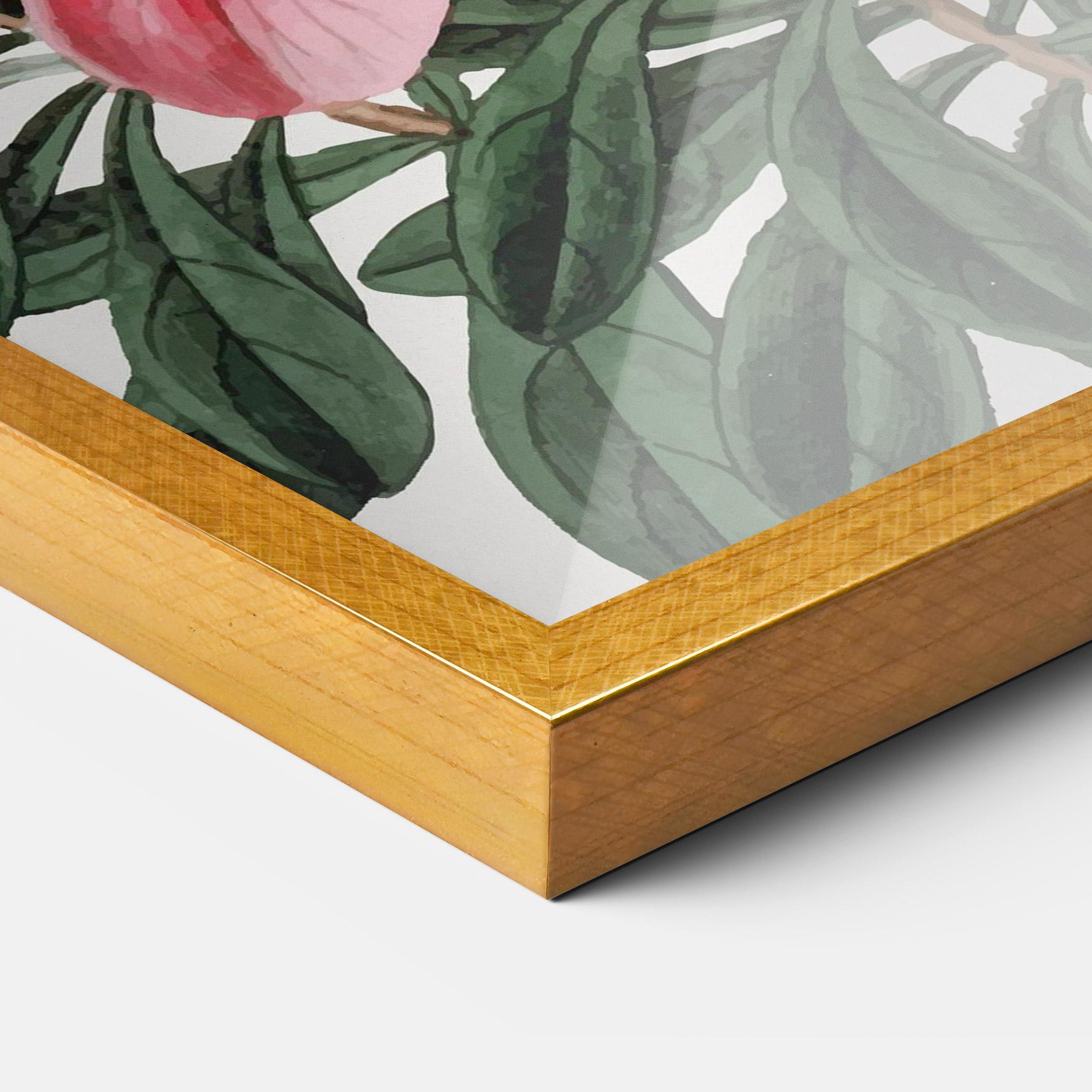 Poster Înrămat Pink Exotic Red mockup 3