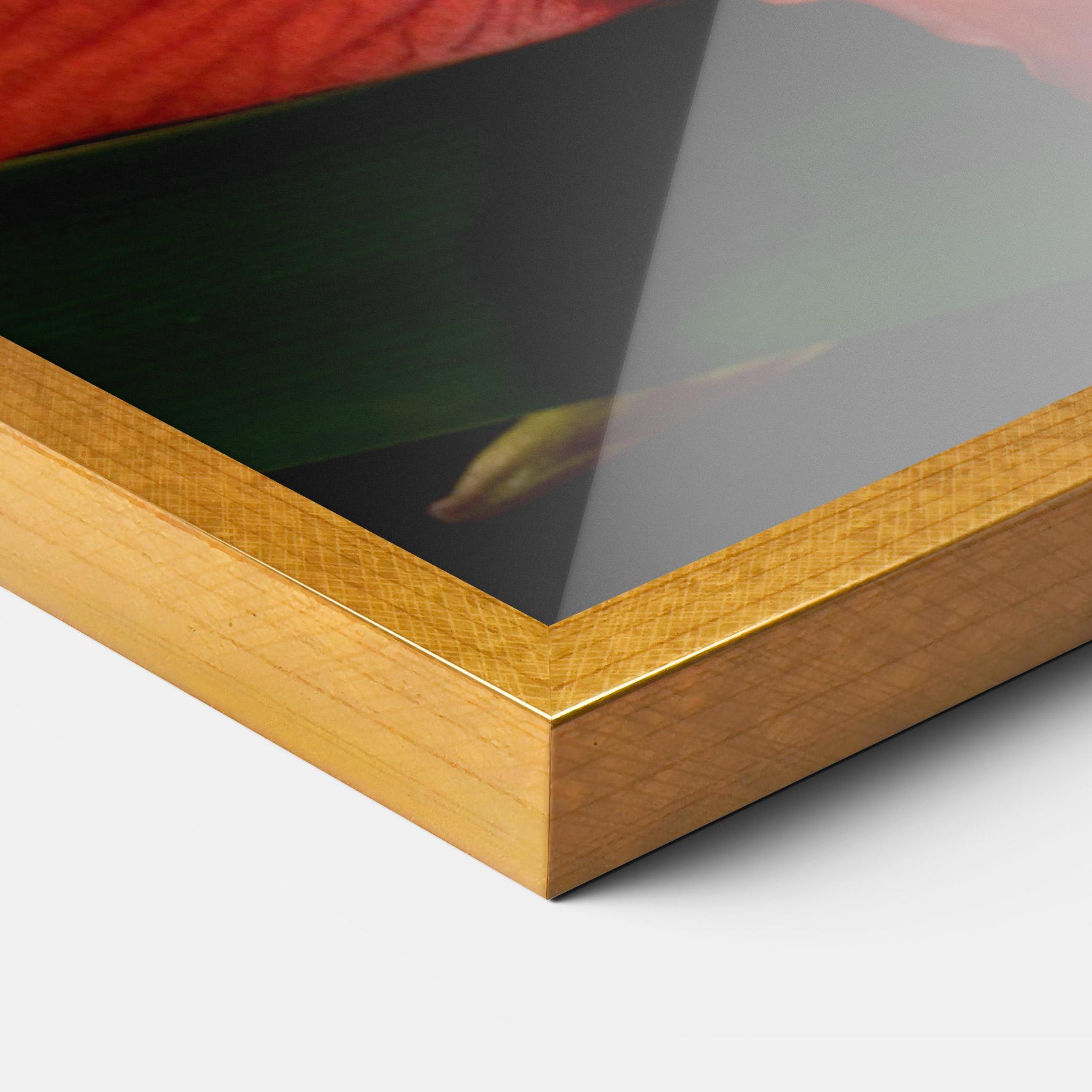 Poster Înrămat Red Yellow Exotic mockup 3