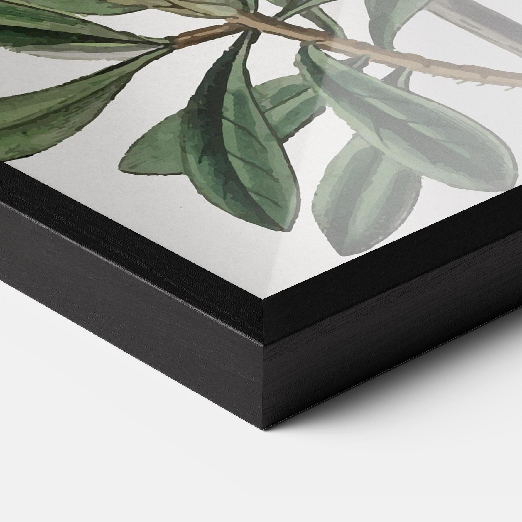 Poster Înrămat Exotic White Red mockup 3