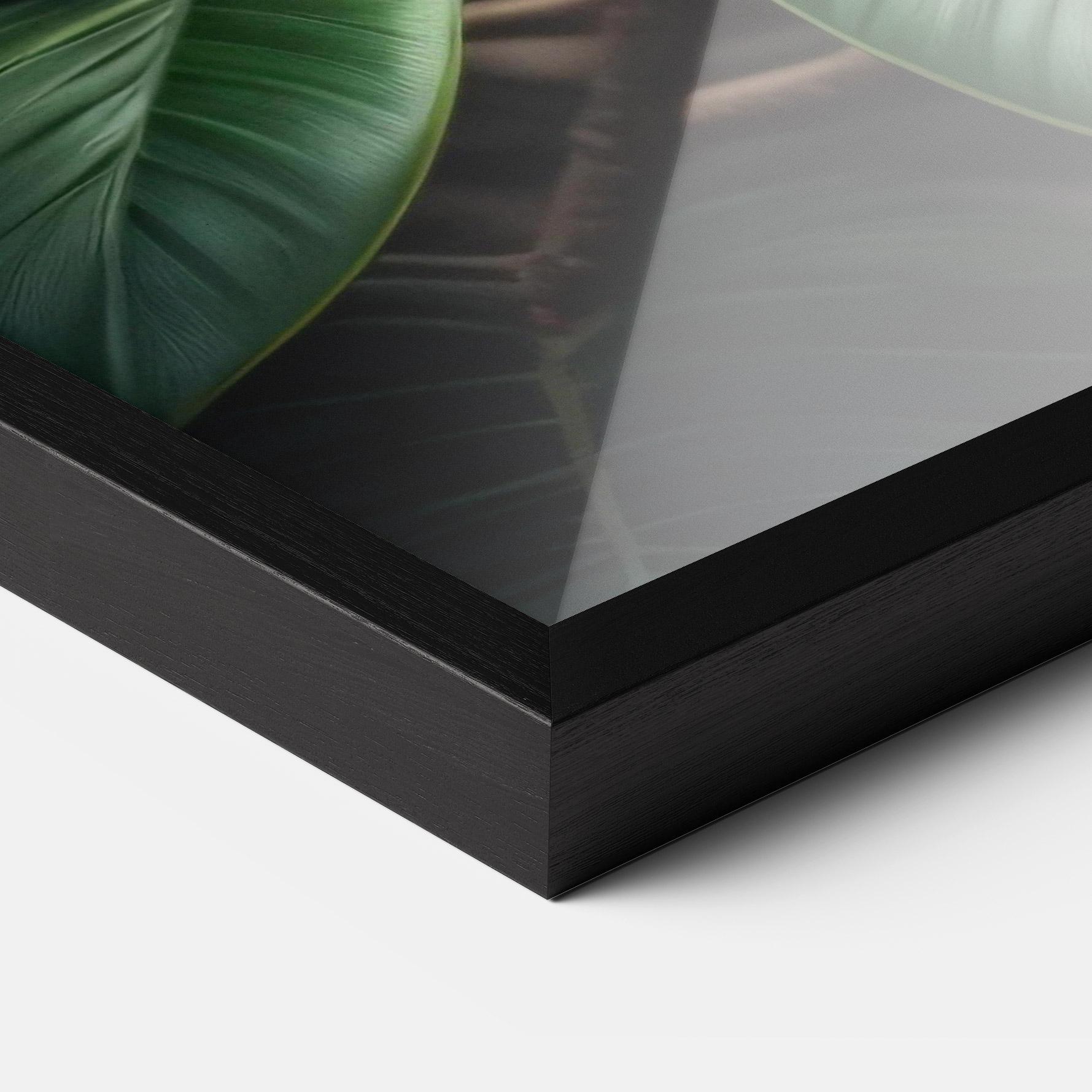 Poster Înrămat Exotic White Yellow mockup 3