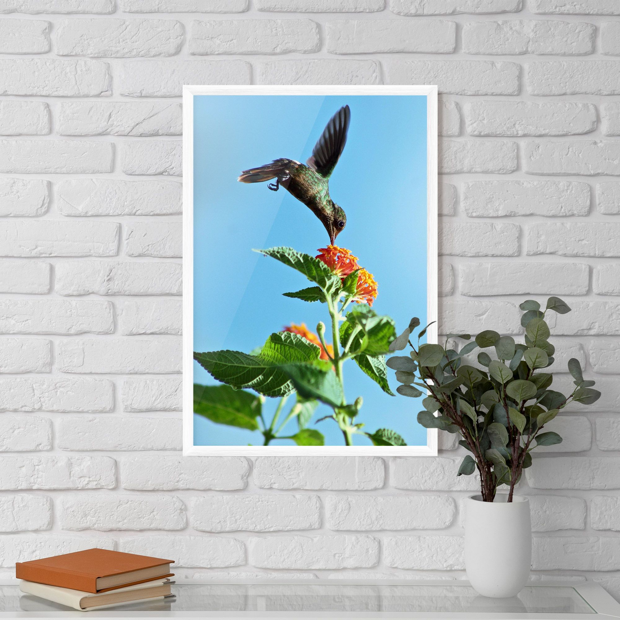 Bird Exotic Flower mockup 5