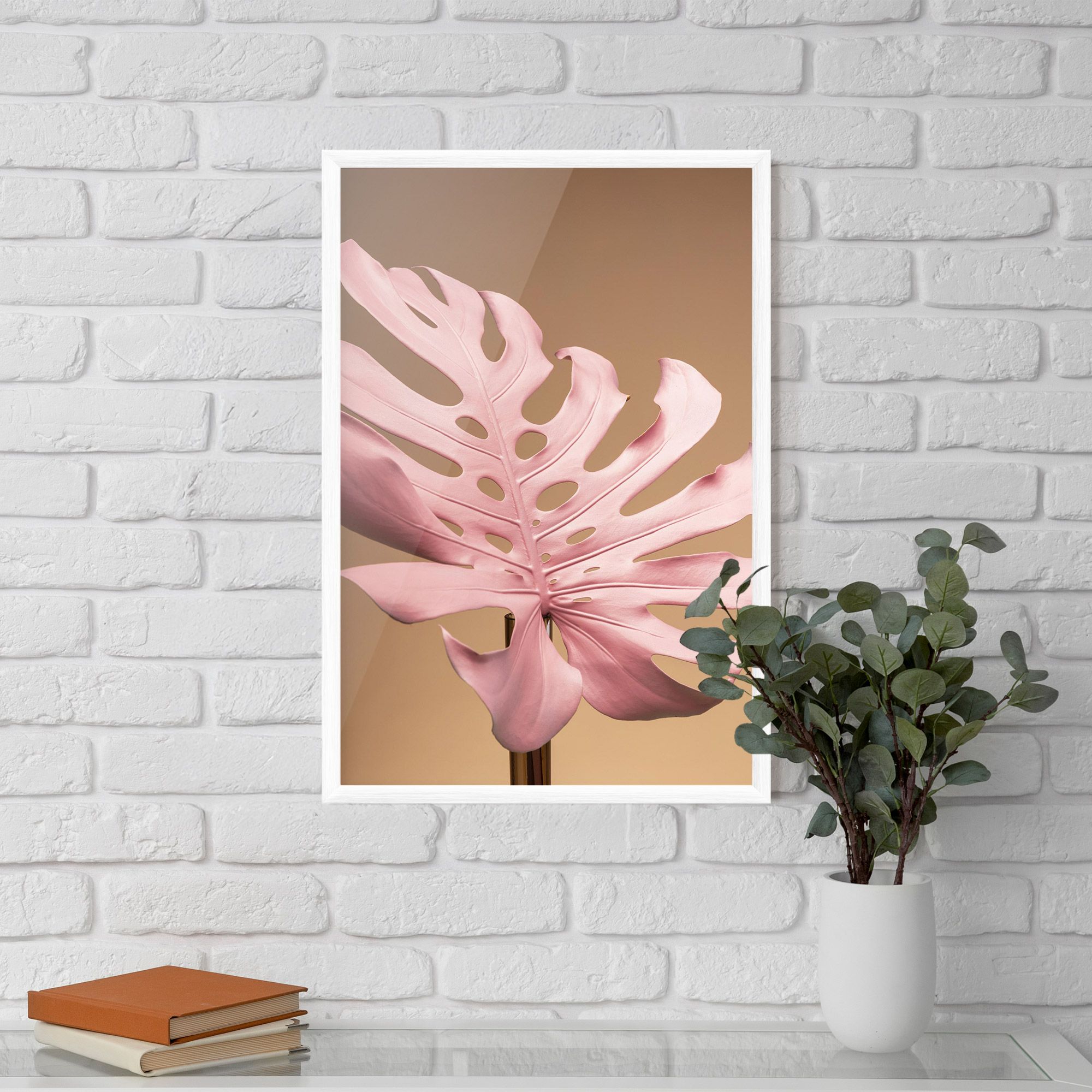 Exotic Pink Leaf mockup 5