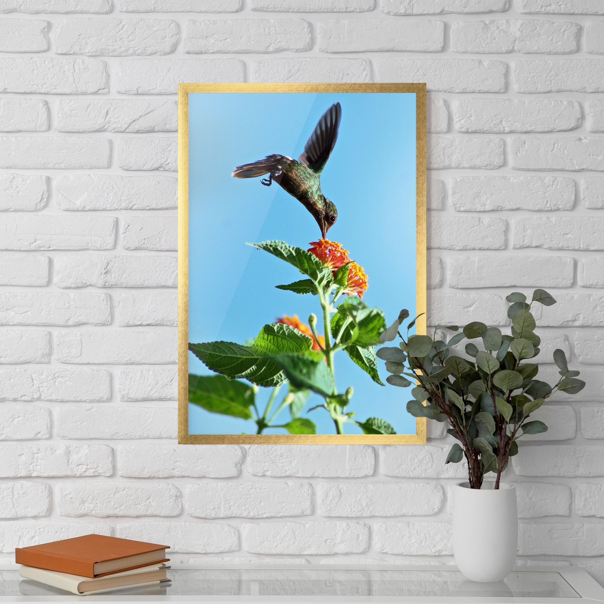 Bird Exotic Flower mockup 5