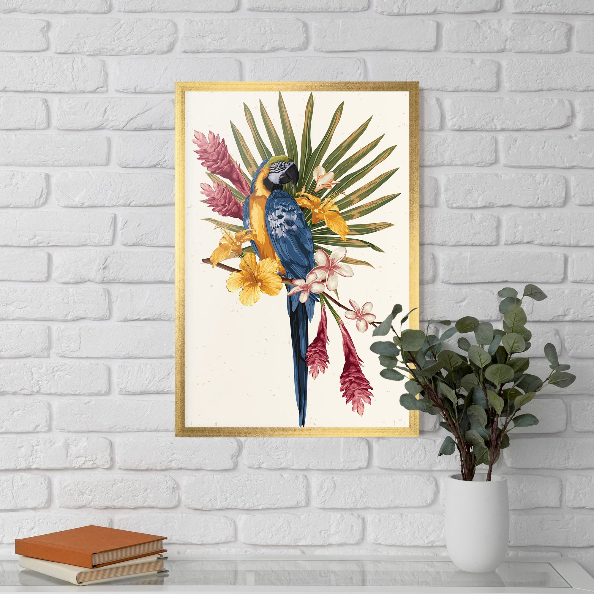 Exotic Bird Flower mockup 5