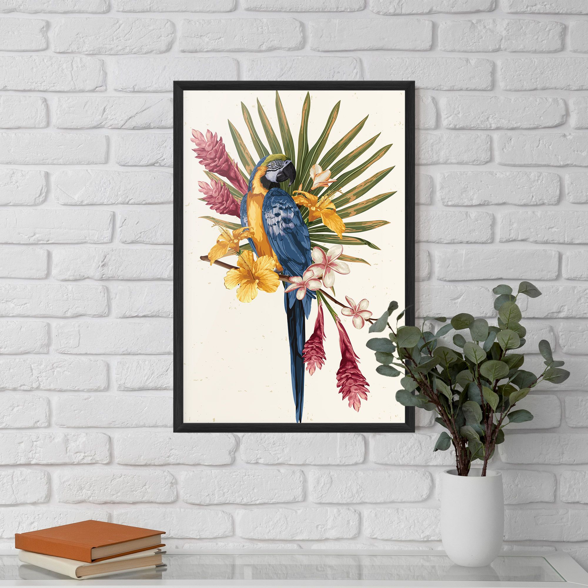 Exotic Bird Flower mockup 5