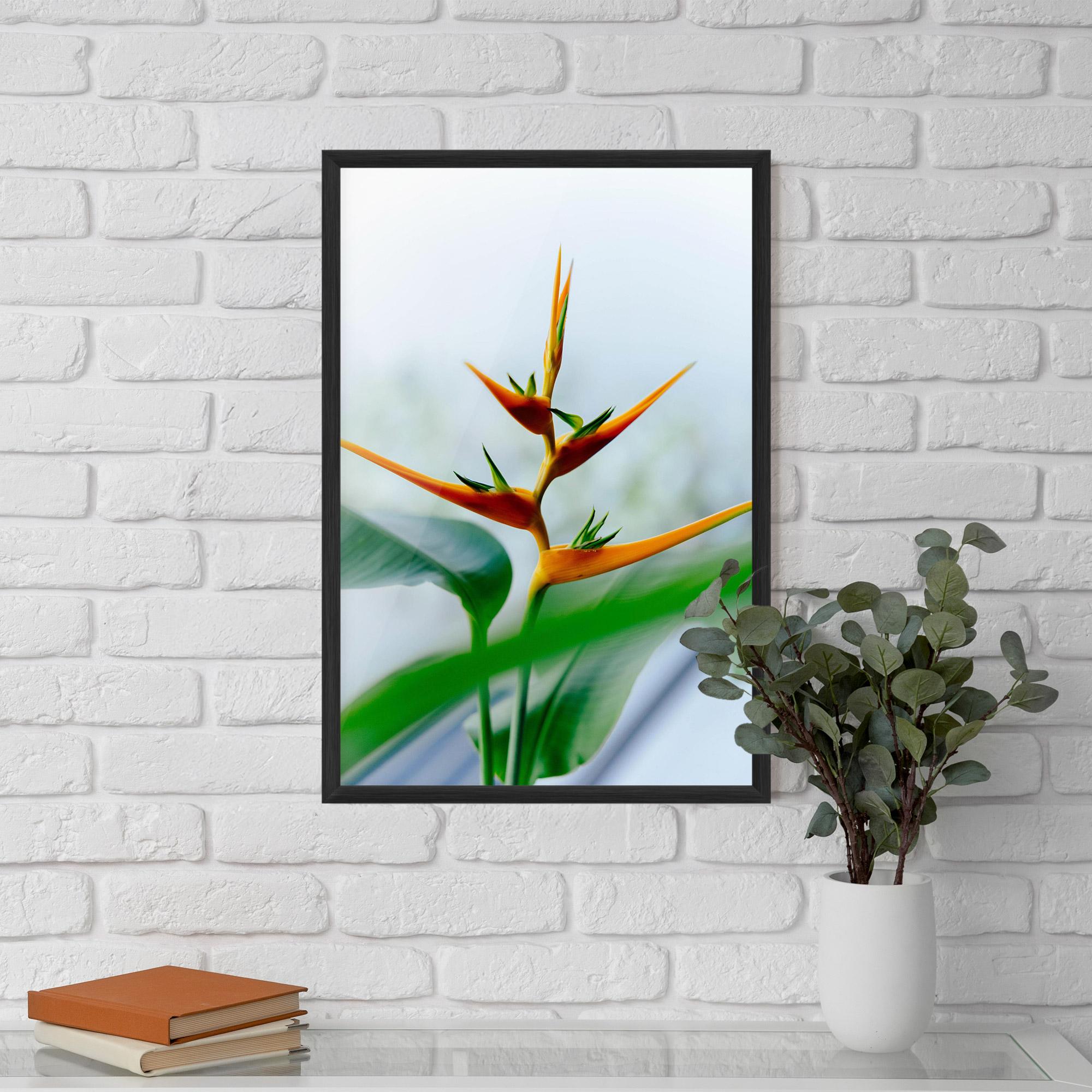 Poster Înrămat Exotic Orange Green mockup 5