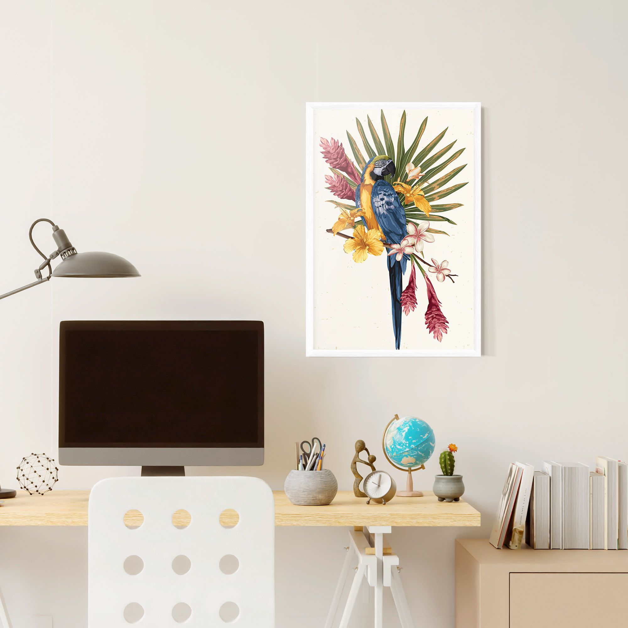 Exotic Bird Flower mockup 6
