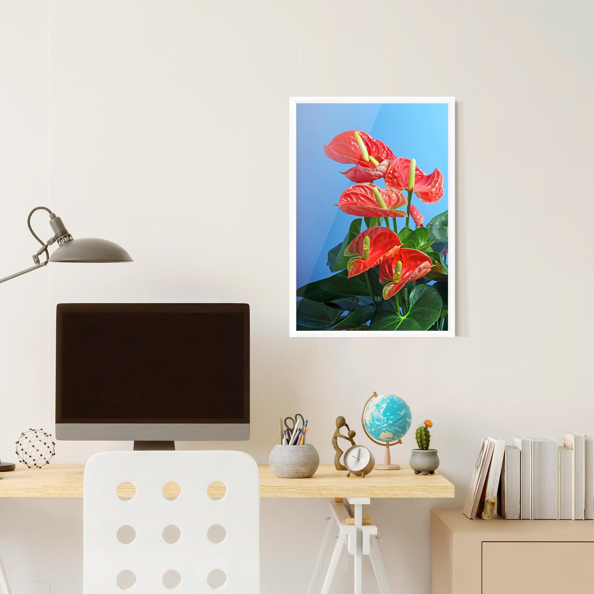 Poster Înrămat Red Green Exotic mockup 6