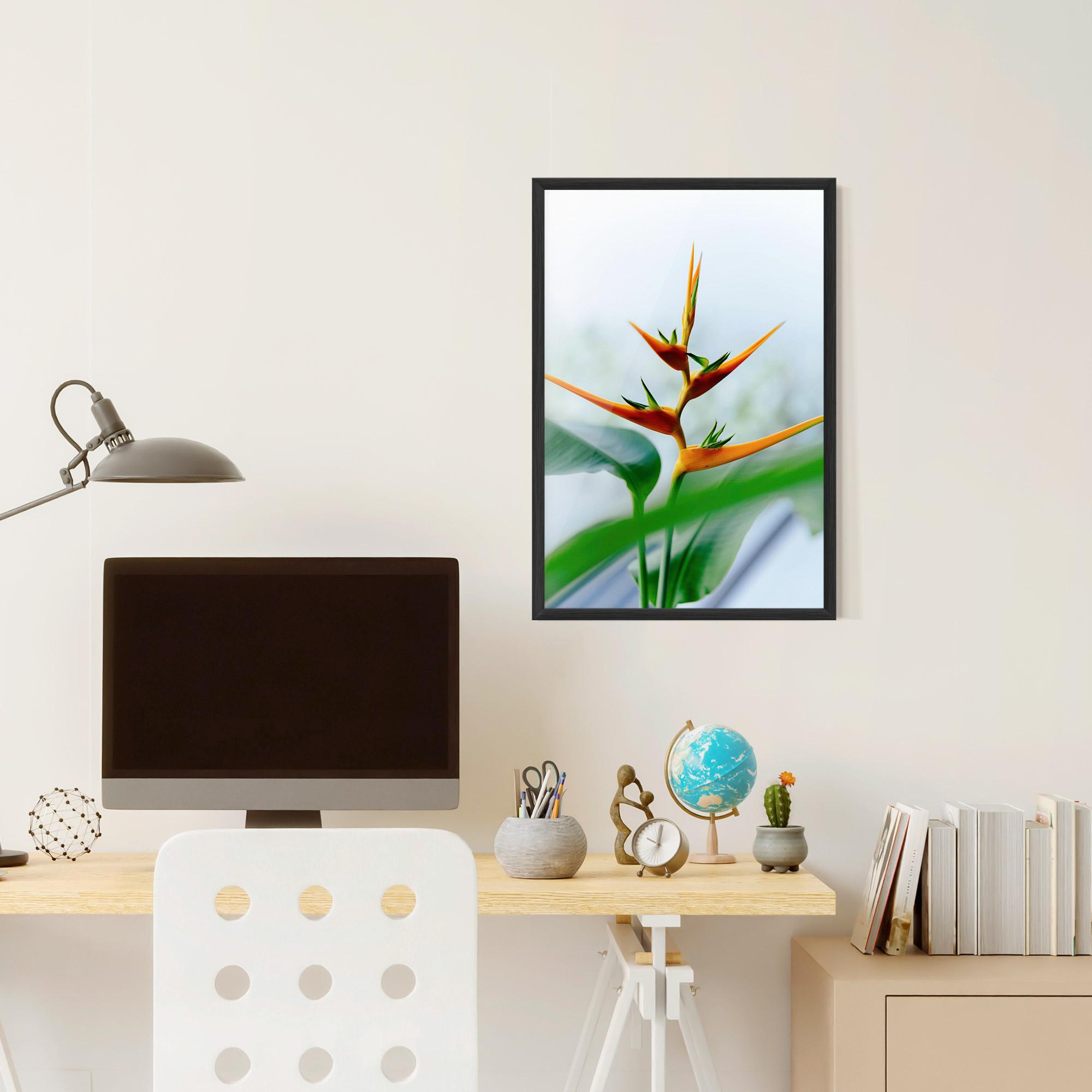 Poster Înrămat Exotic Orange Green mockup 6