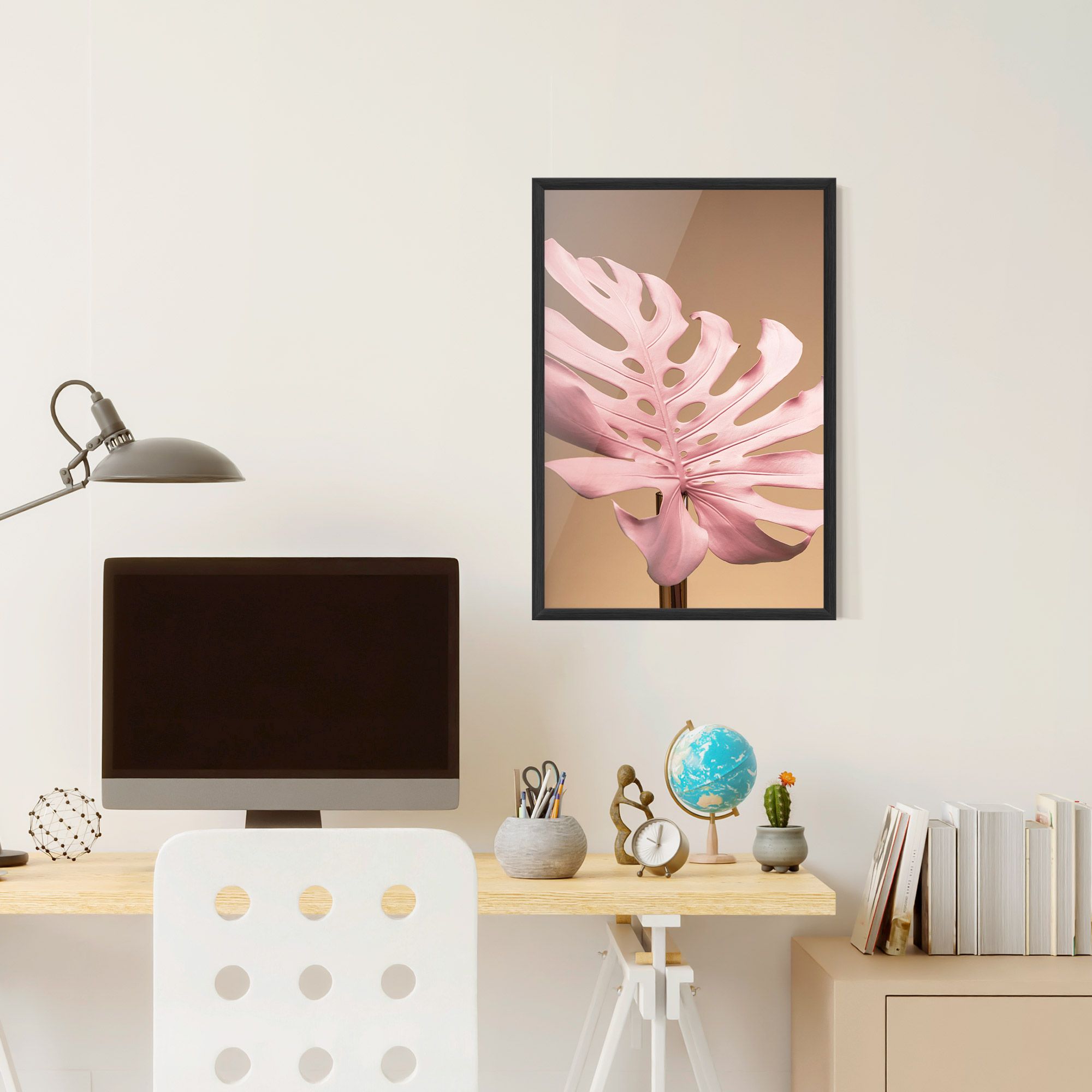 Exotic Pink Leaf mockup 6