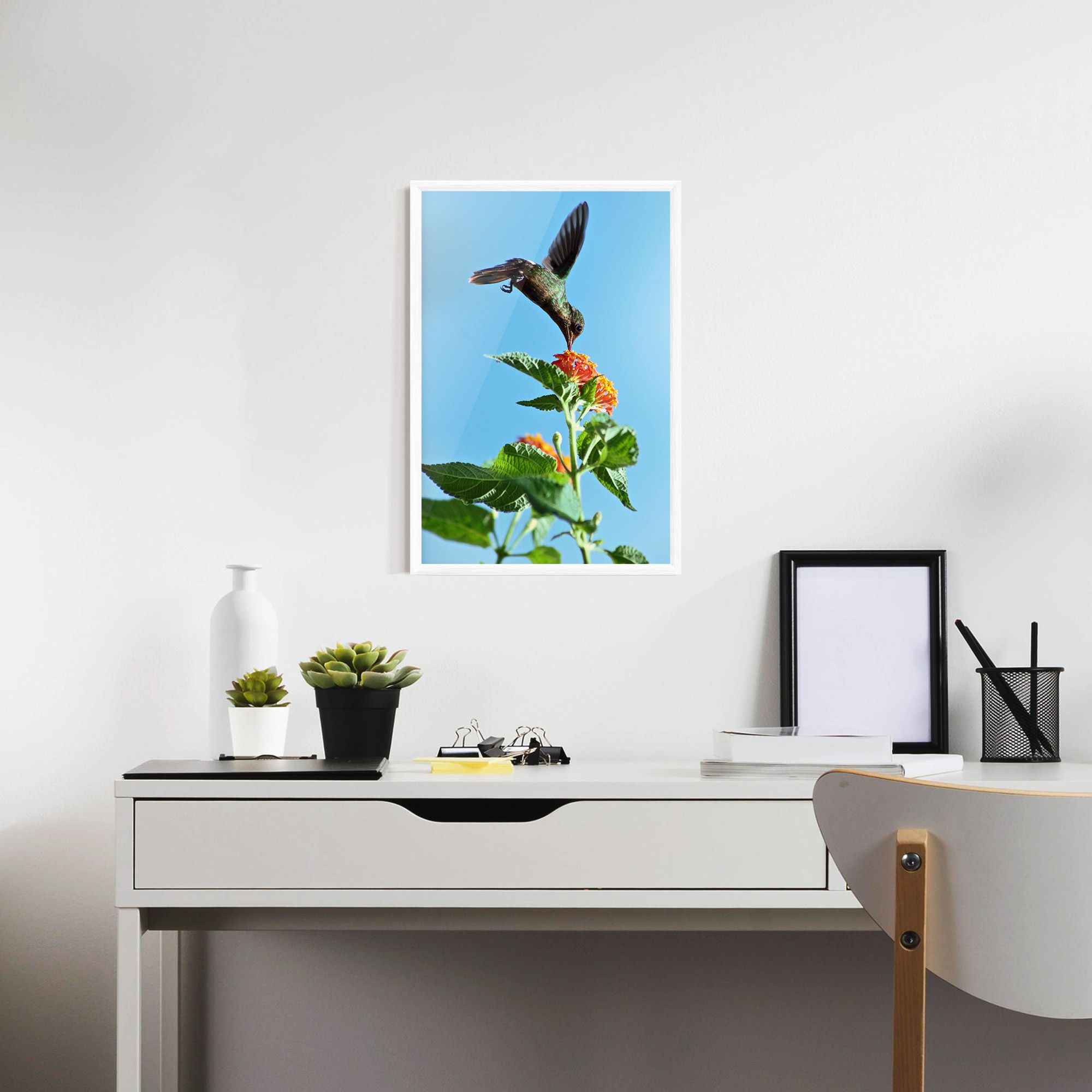 Bird Exotic Flower mockup 7