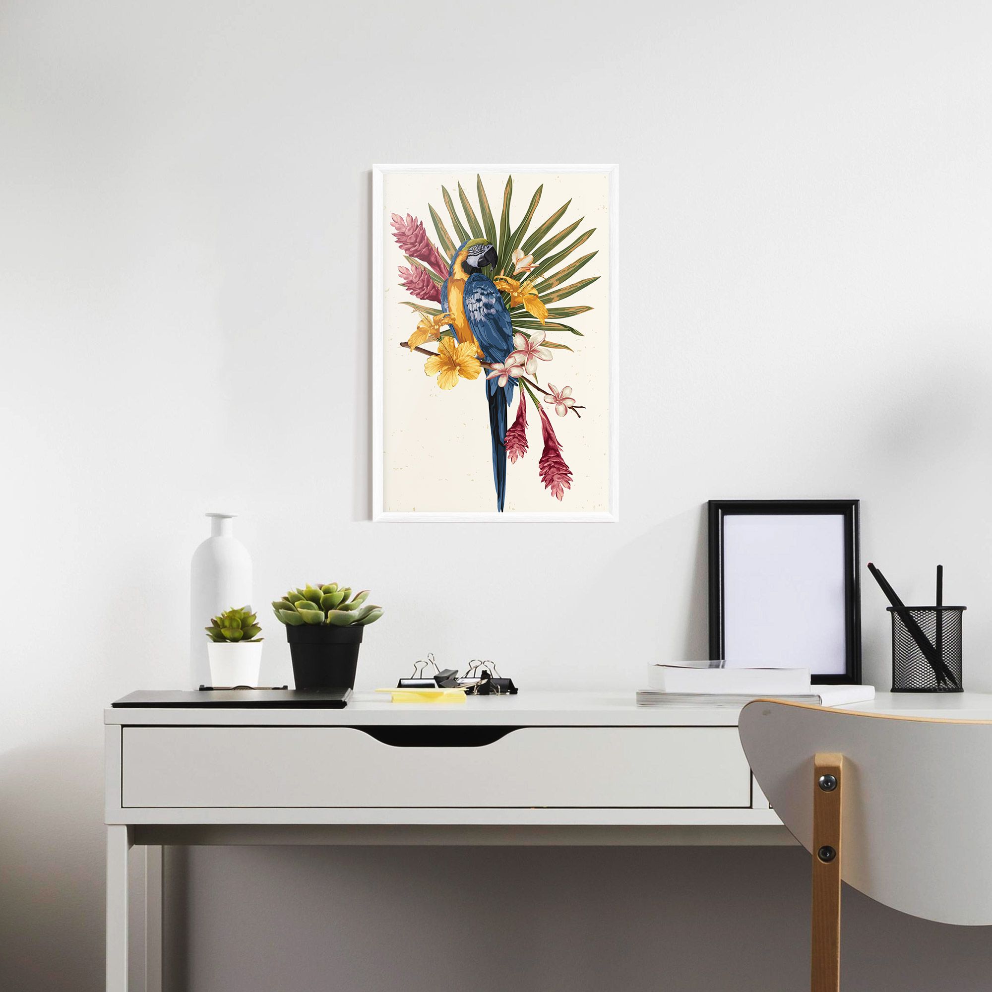 Exotic Bird Flower mockup 7