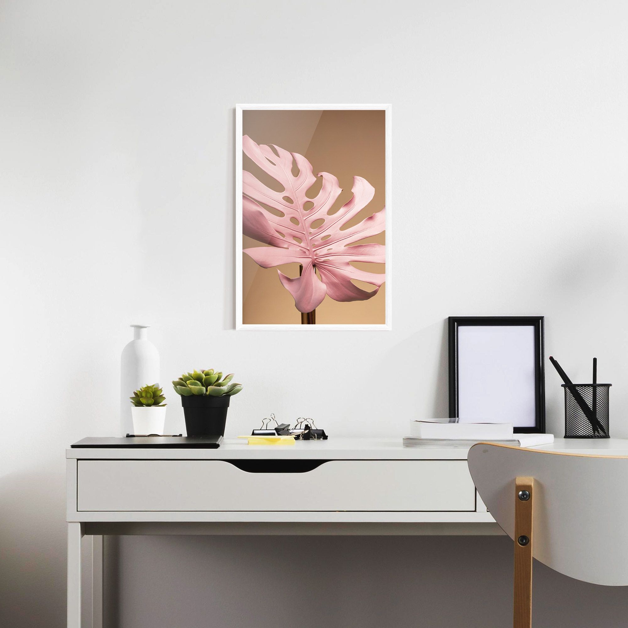 Exotic Pink Leaf mockup 7