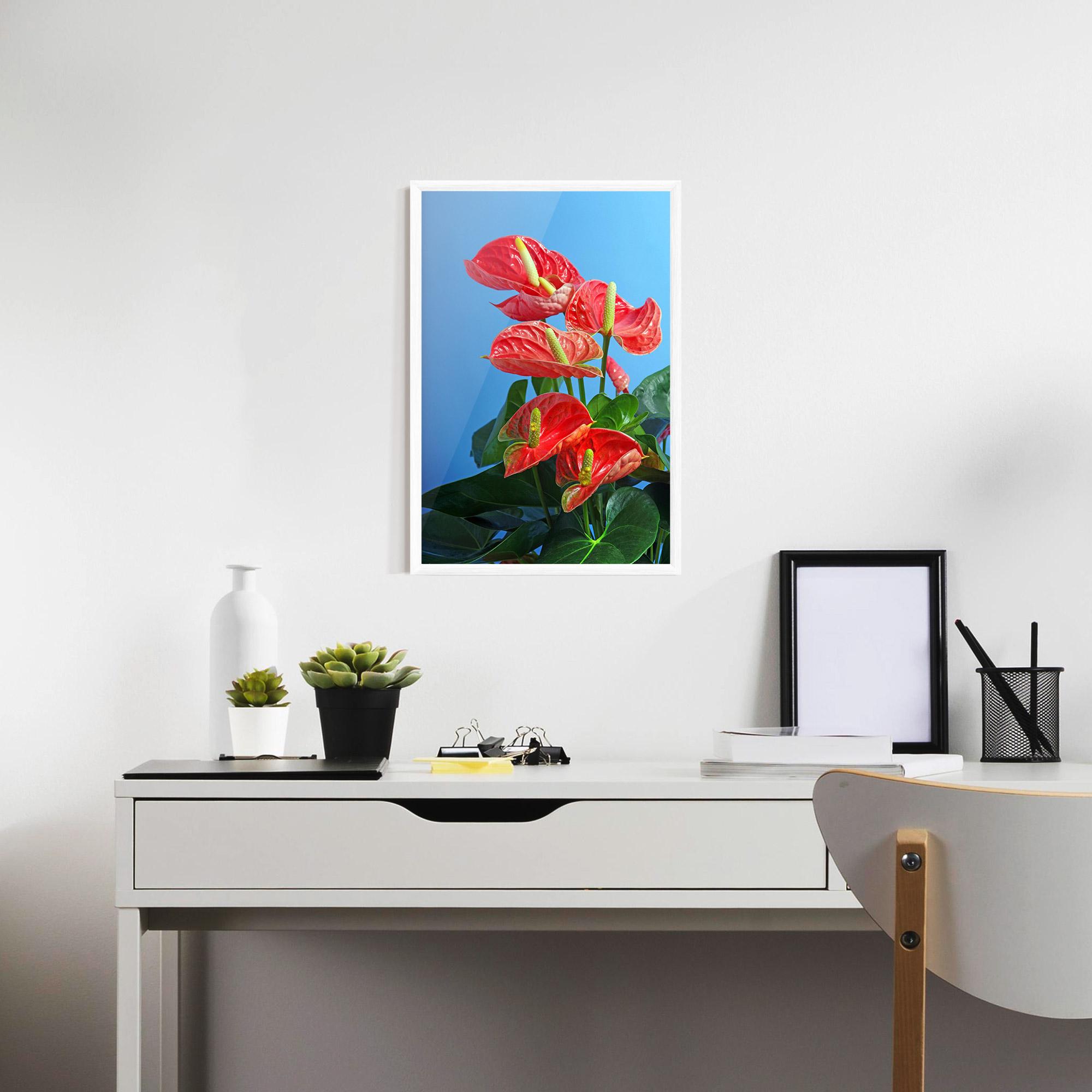 Poster Înrămat Red Green Exotic mockup 7