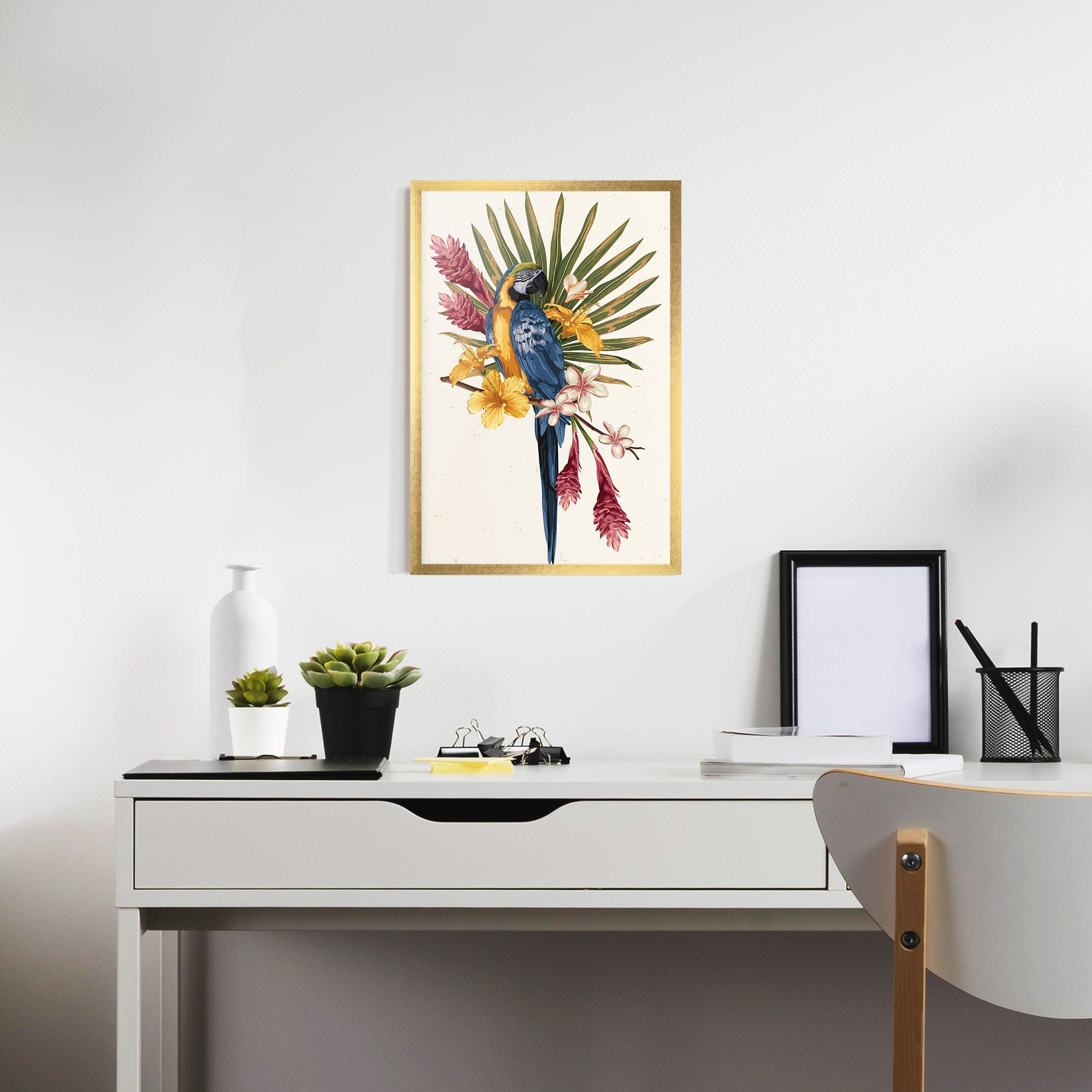 Exotic Bird Flower mockup 7